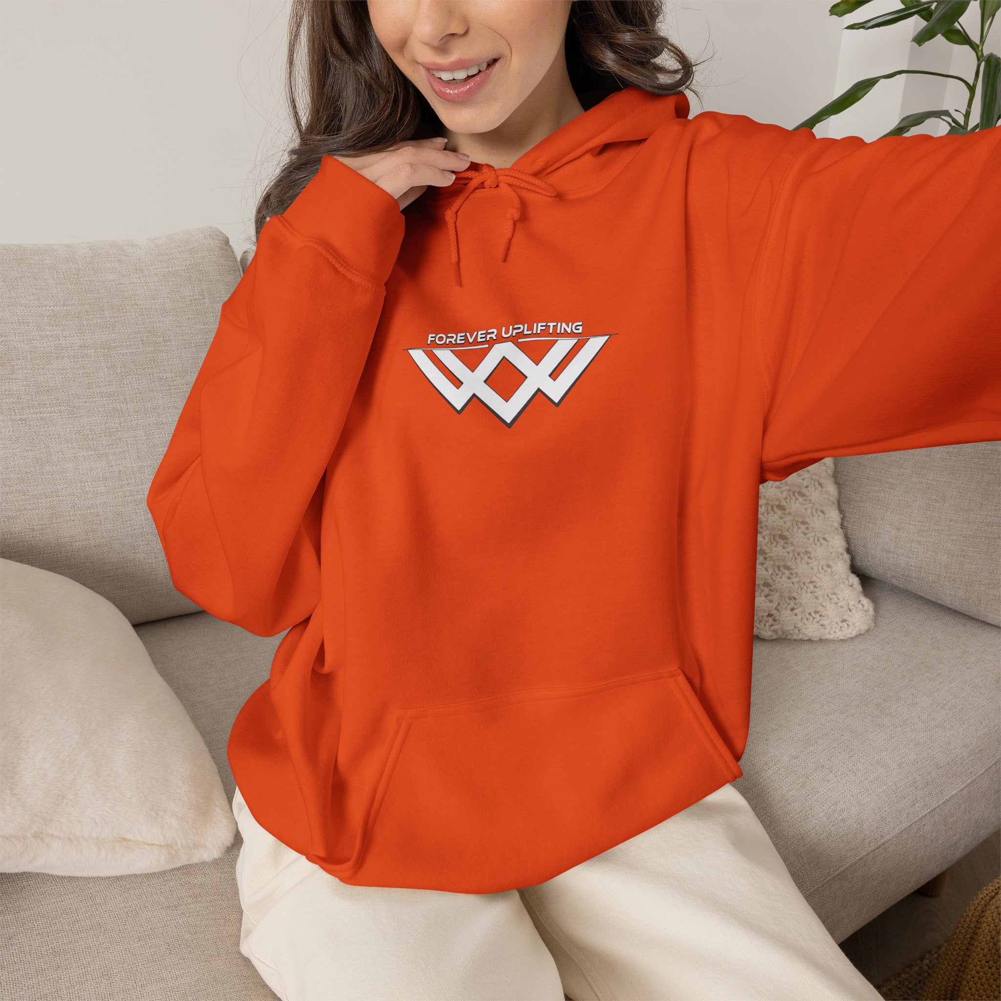 Unisex Statement Logo Three-panel Hoodie