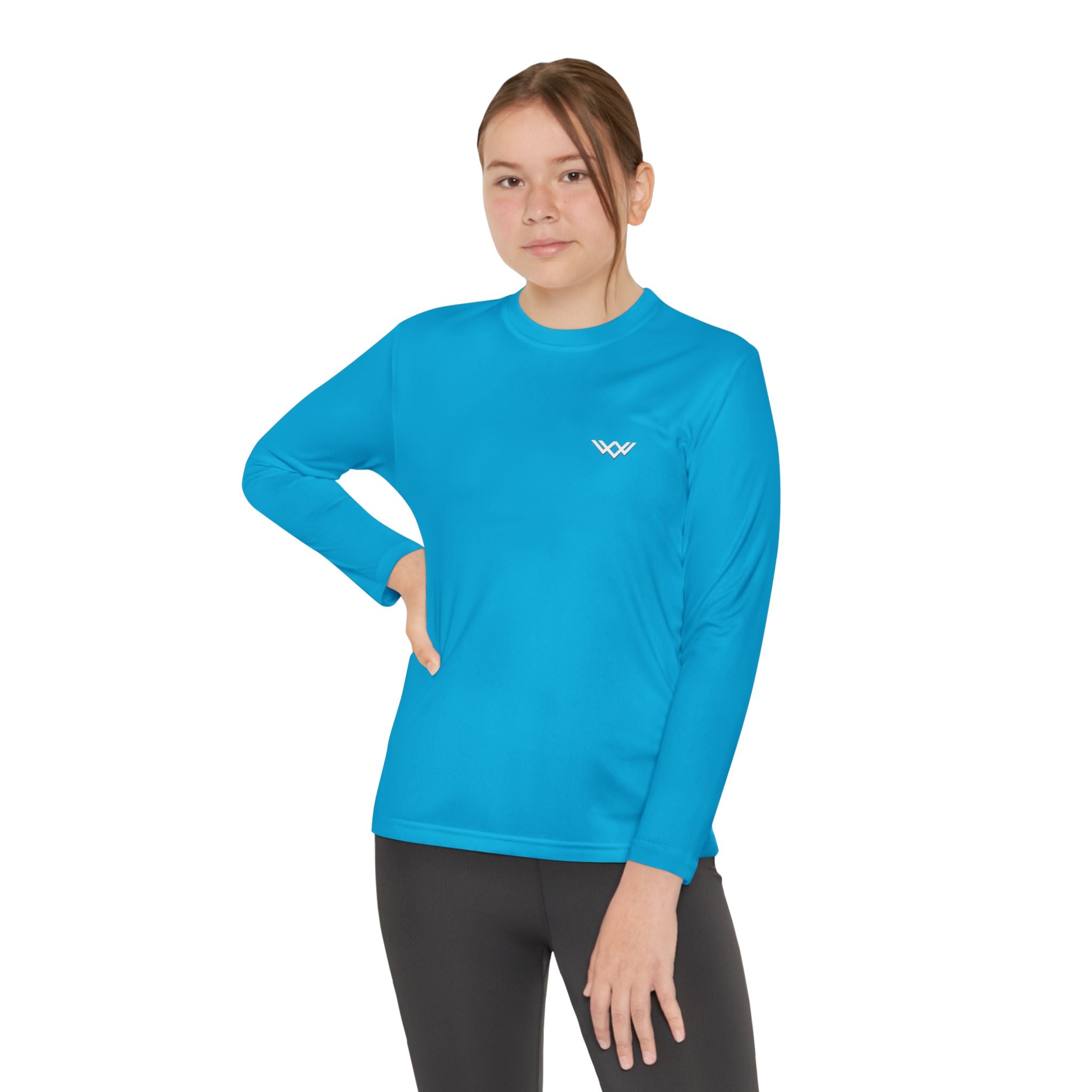 Kids Lightweight Long Sleeve Signature Logo Tee