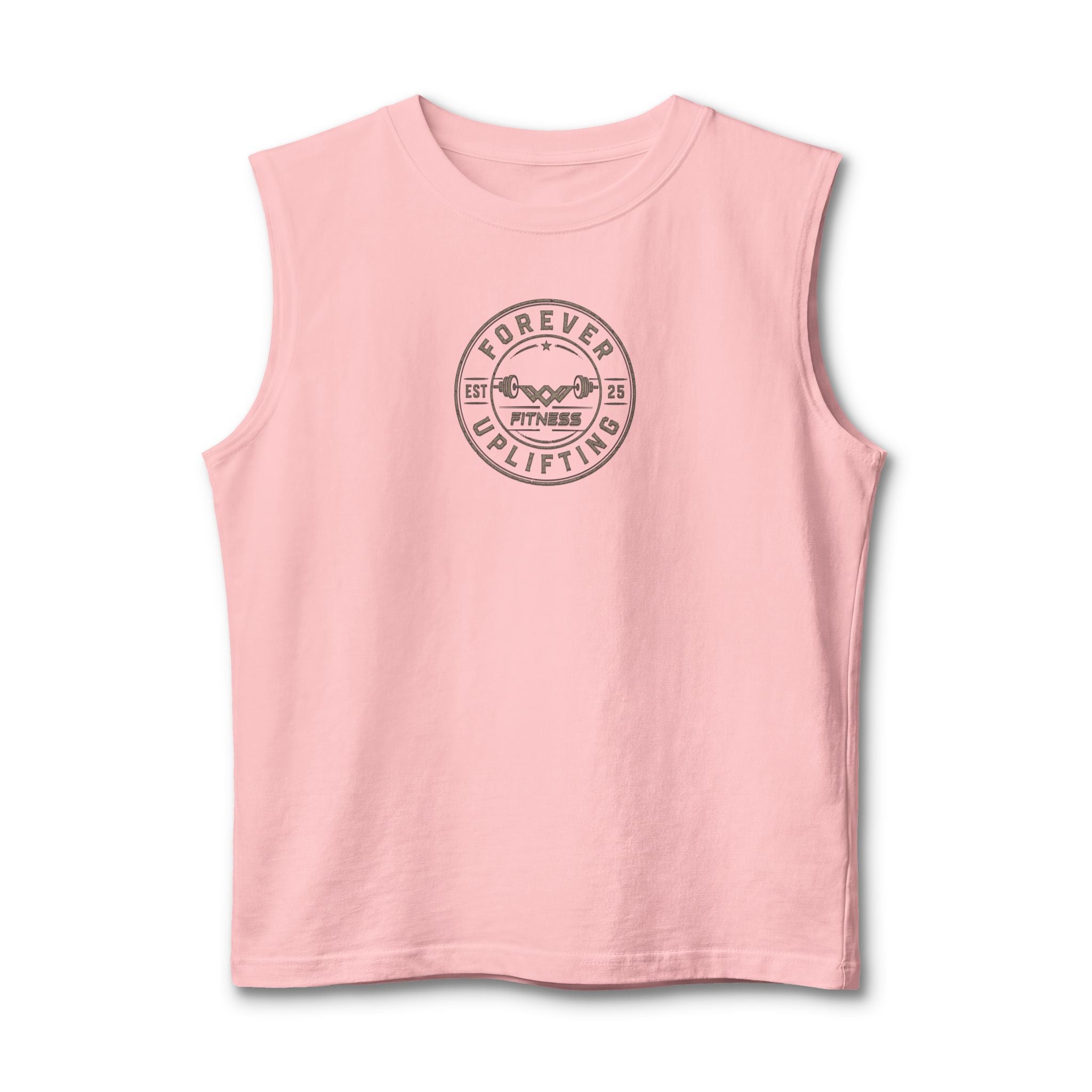 Vintage Circle Logo Premium Muscle Tank | Forever Uplifting Fitness
