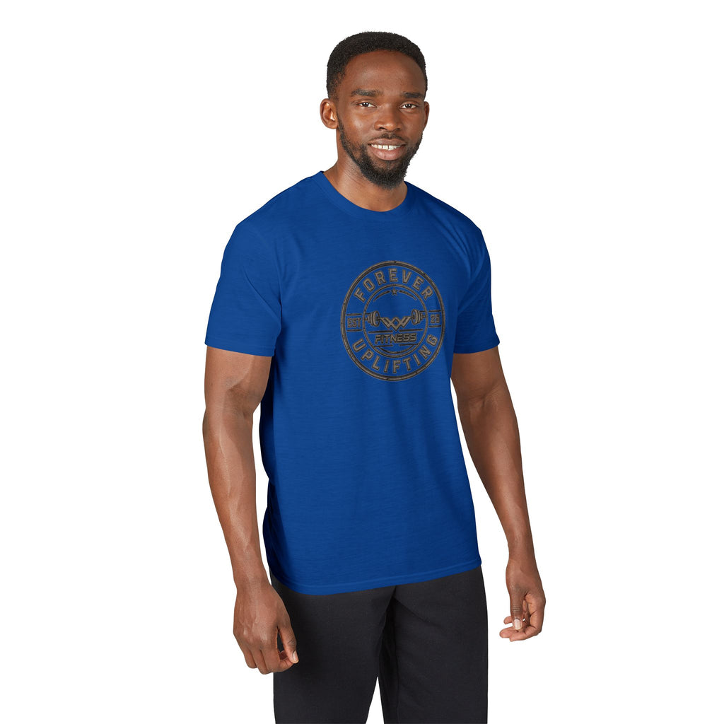 Vintage Circle Logo Performance Gym T-Shirt | Forever Uplifting Fitness