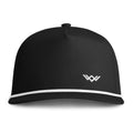 Sunwashed Vintage Rope-Trim Baseball Hat - Minimal Logo
