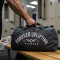 Forever Uplifting Fitness Duffel Bag — Camouflage Travel Gym Bag