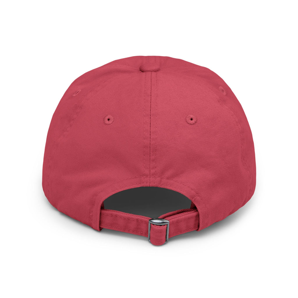 Distressed Black Baseball Cap — Minimal Worn Logo Hat