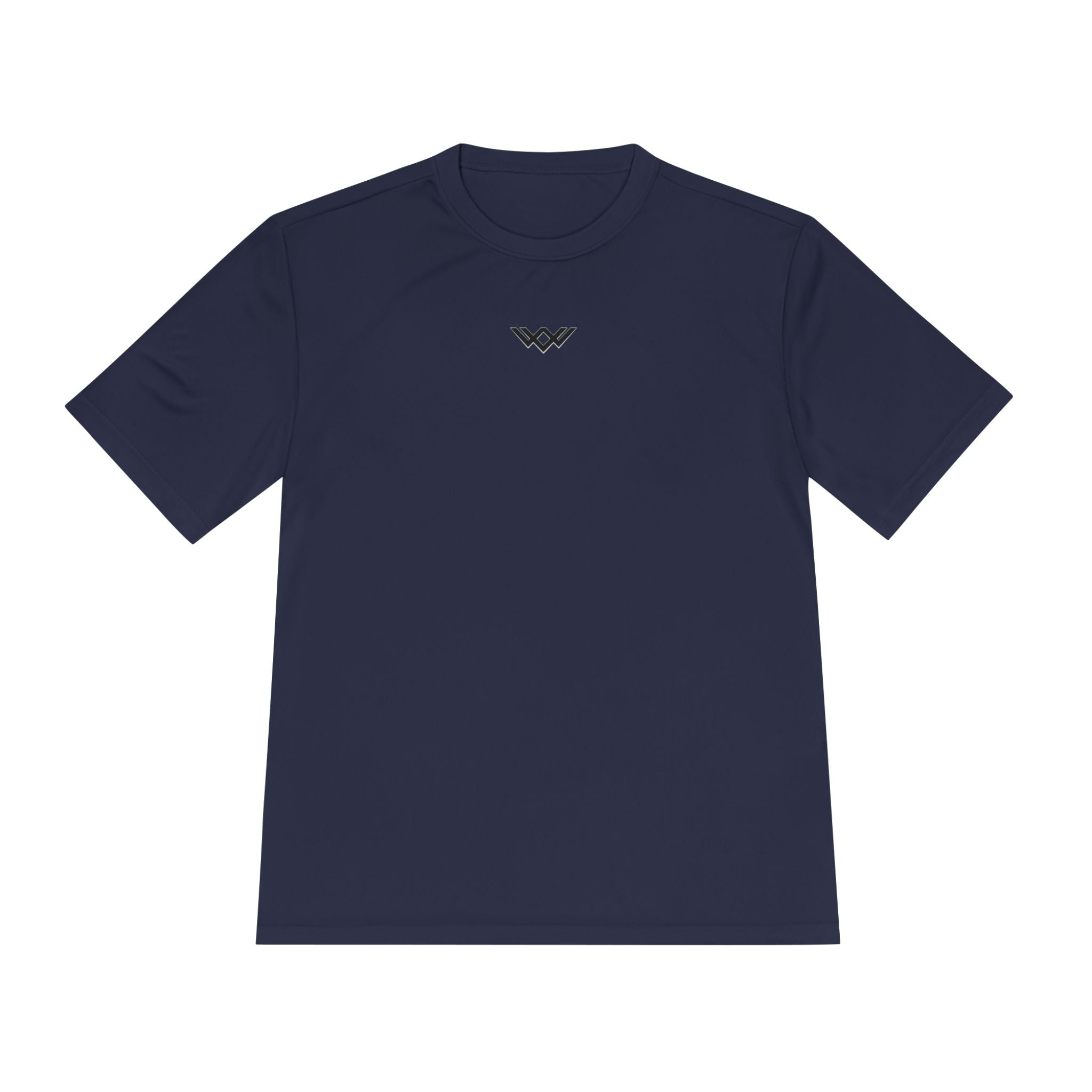 Moisture-Wicking Performance Tee — Minimal Black Chest Logo