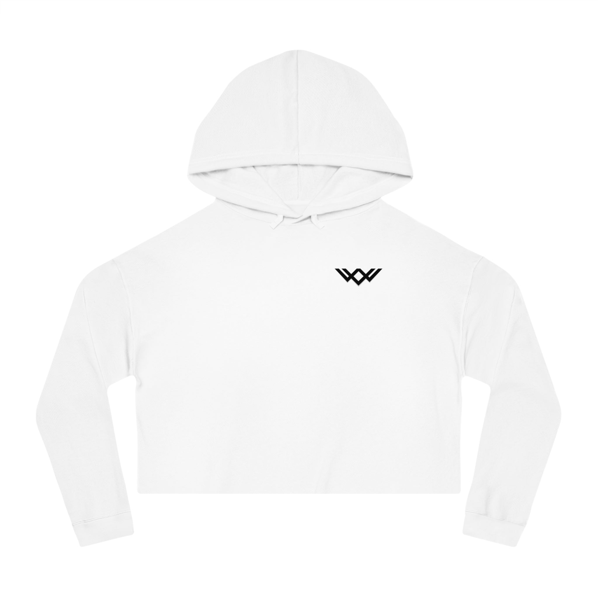Women's Cropped Gym Hoodie "Built to Last" Graphic