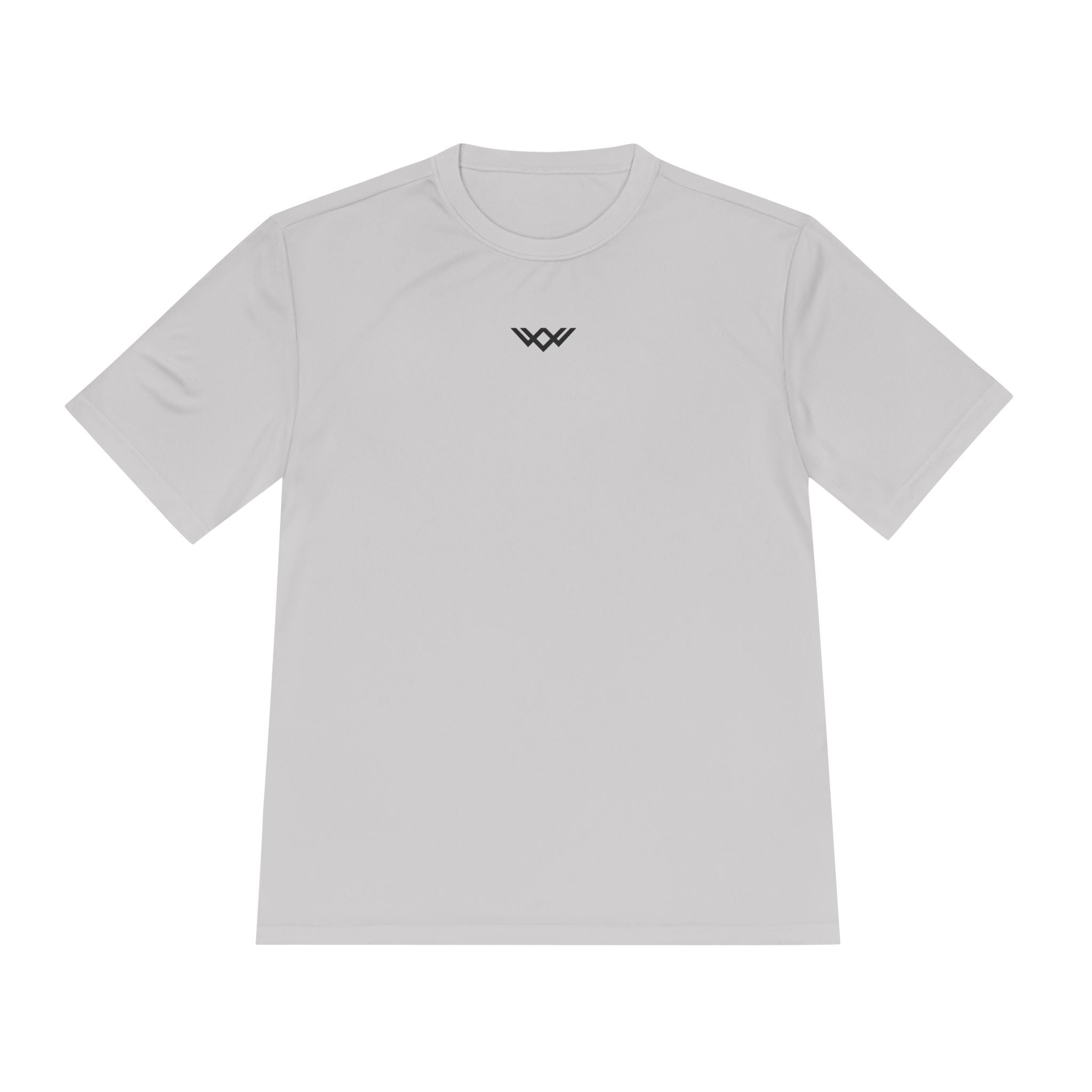 Moisture-Wicking Performance Tee — Minimal Black Chest Logo