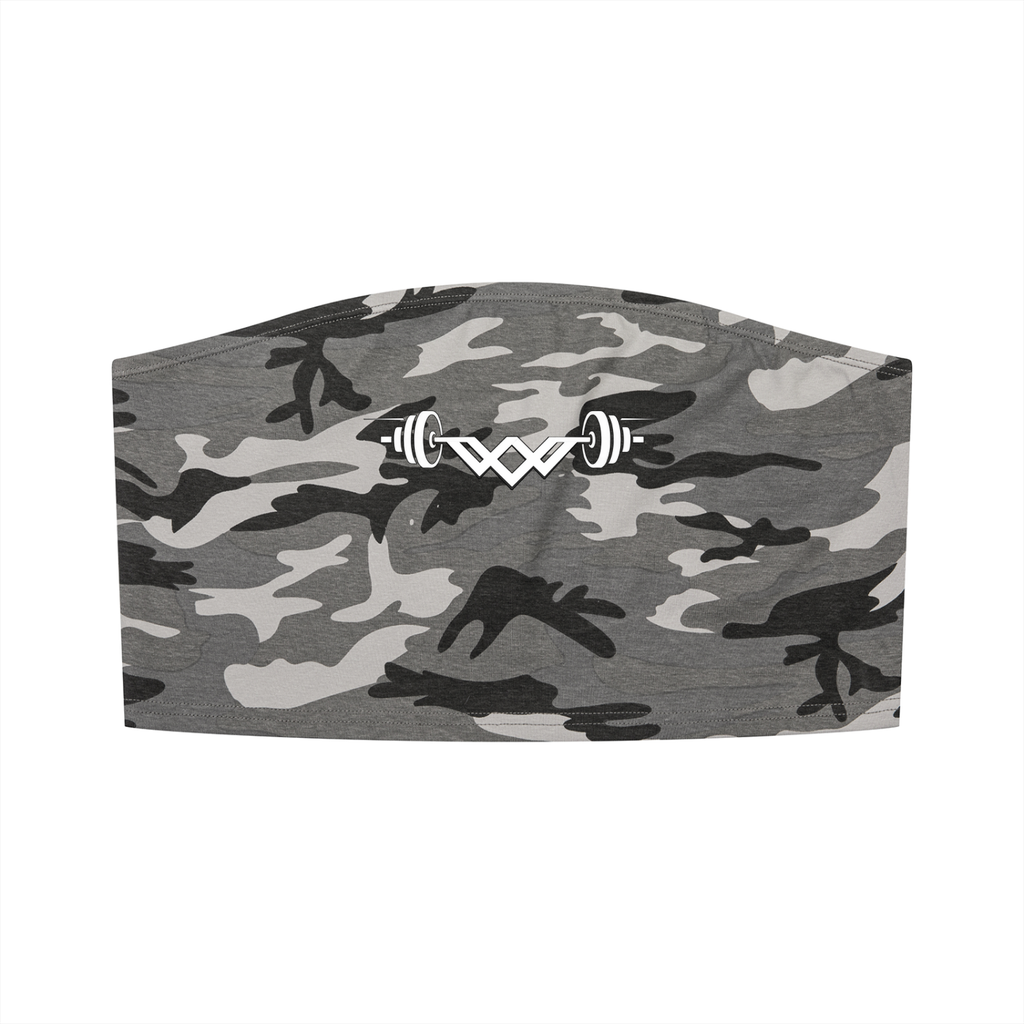 Women's Camo Off-Shoulder Crop T-Shirt