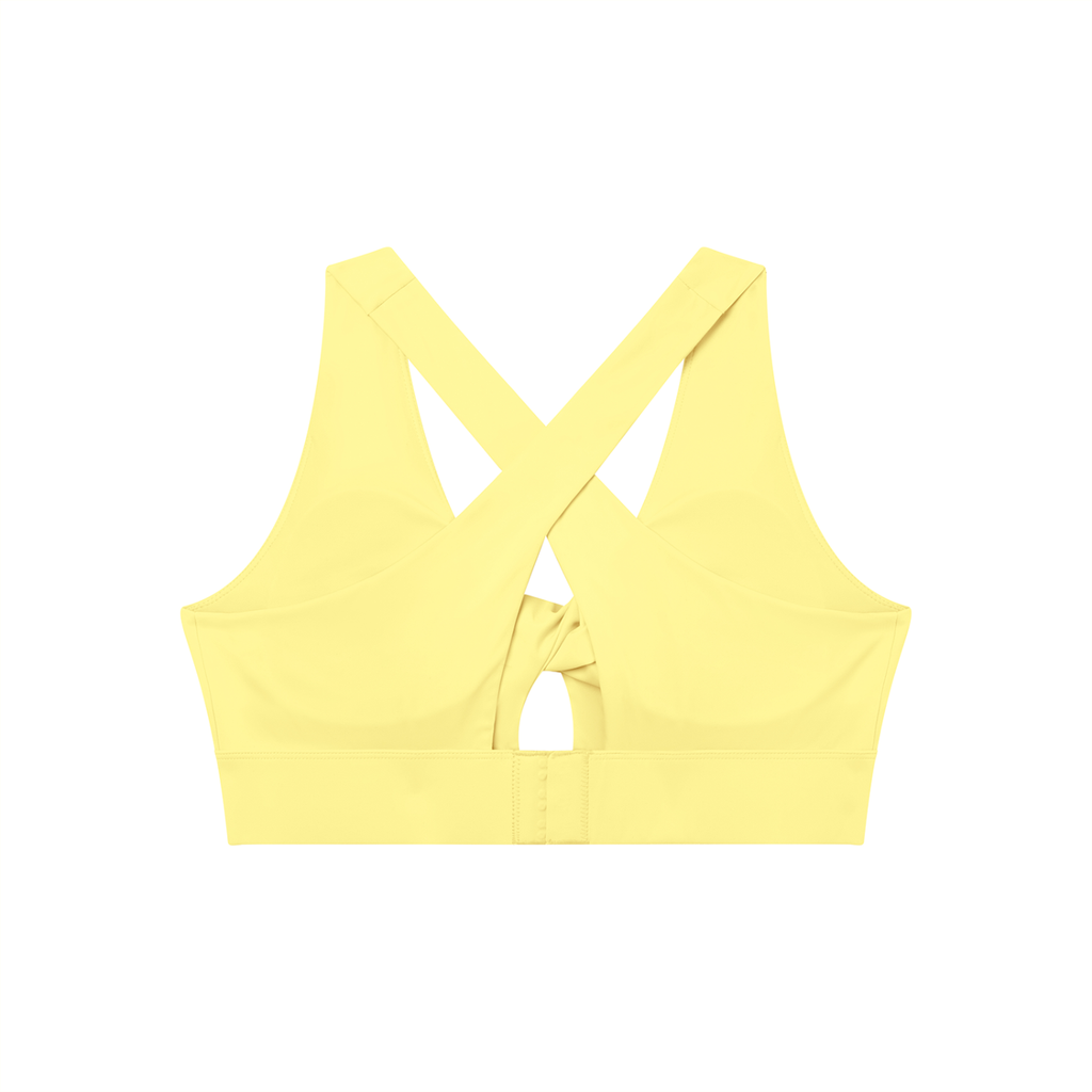 Women's Twist Front V-Neck Sports Bra