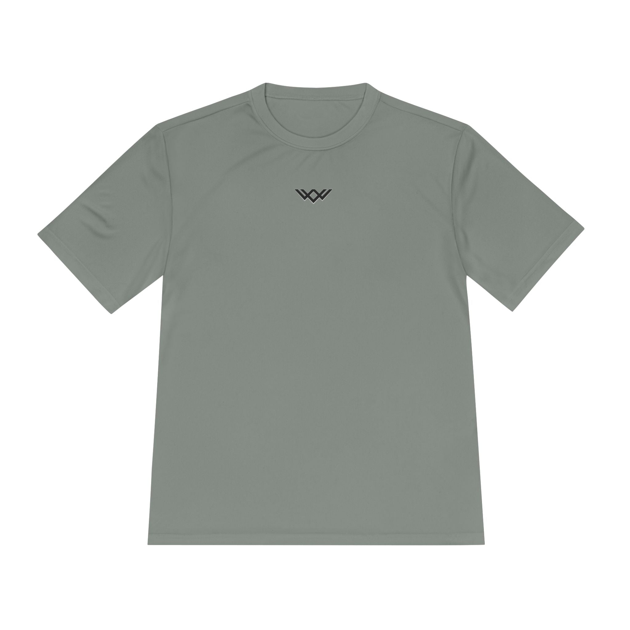 Moisture-Wicking Performance Tee — Minimal Black Chest Logo