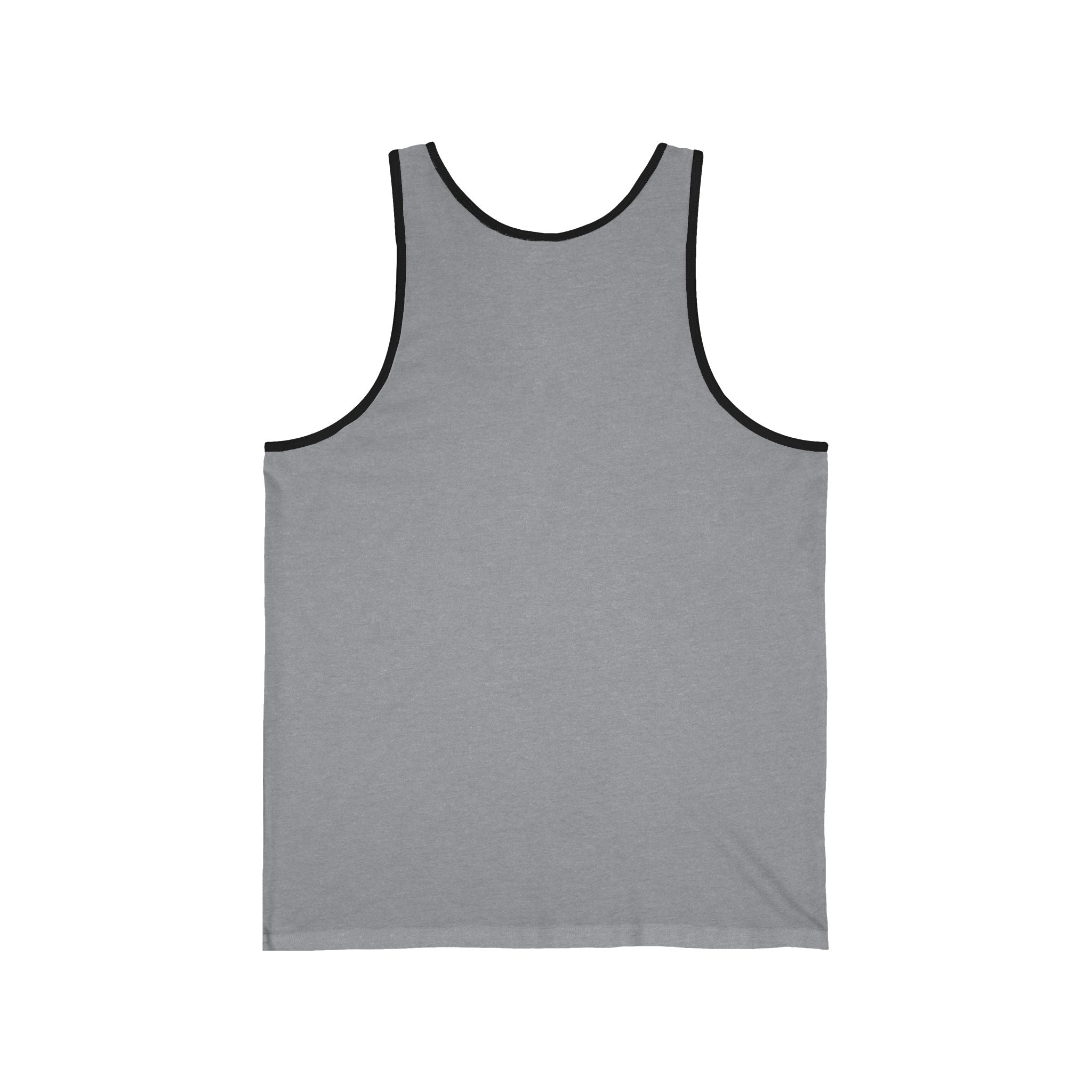 Unisex Jersey Tank Top — Minimal Chest logo