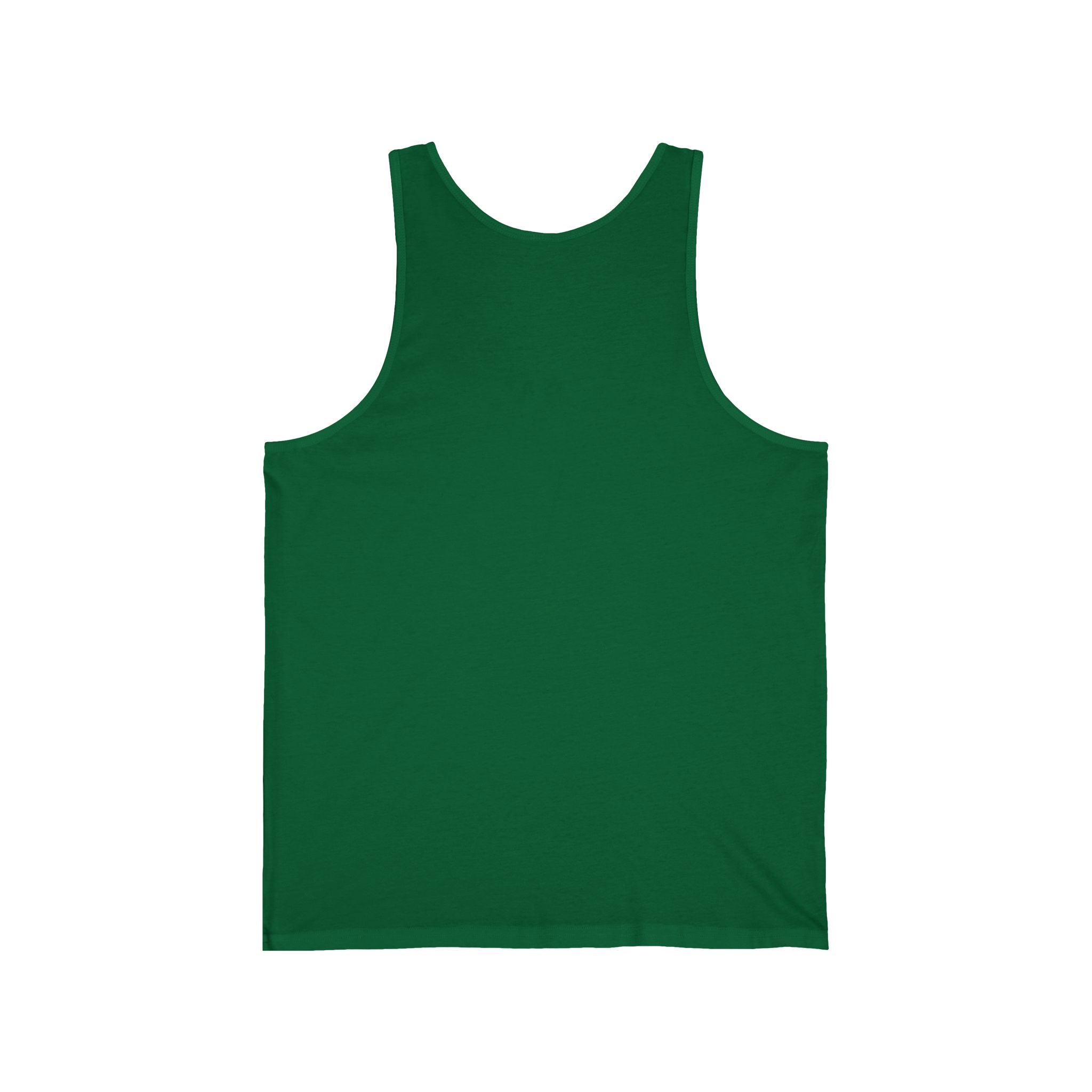 Unisex Jersey Tank Top — Minimal Chest logo