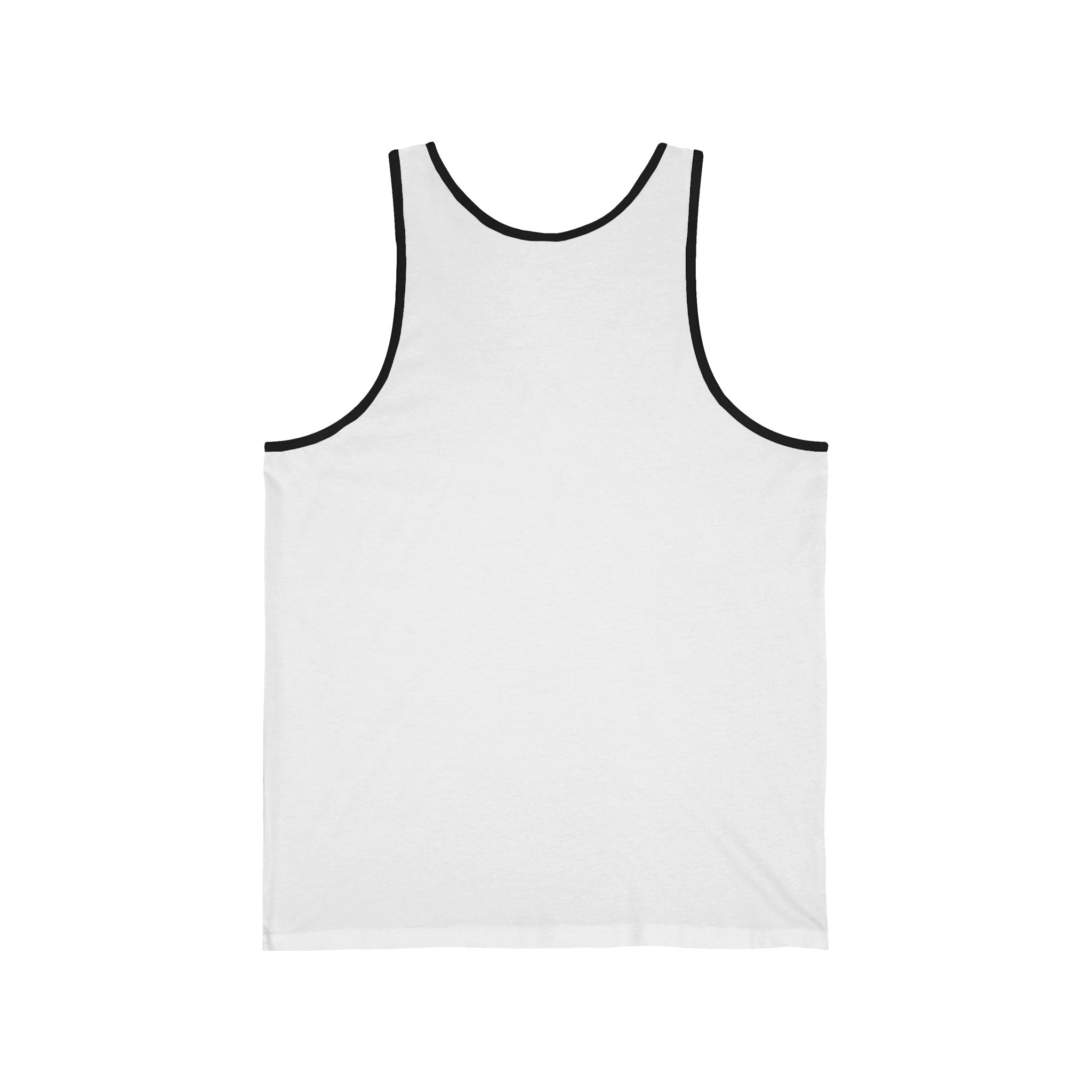 Unisex Jersey Tank Top — Minimal Chest logo