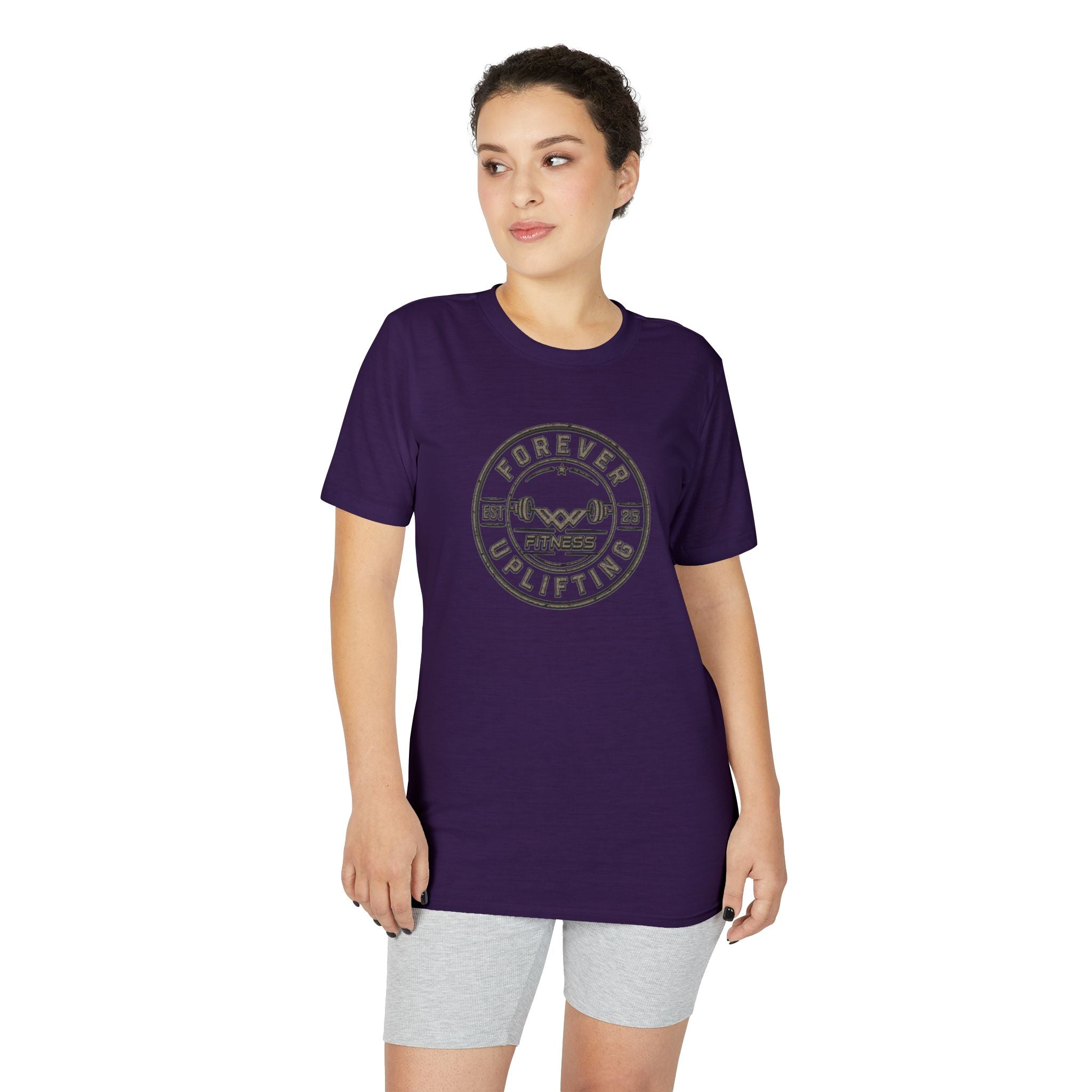 Vintage Circle Logo Performance Gym T-Shirt | Forever Uplifting Fitness