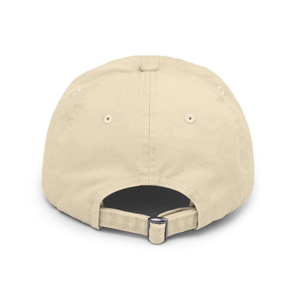 Distressed Black Baseball Cap — Minimal Worn Logo Hat