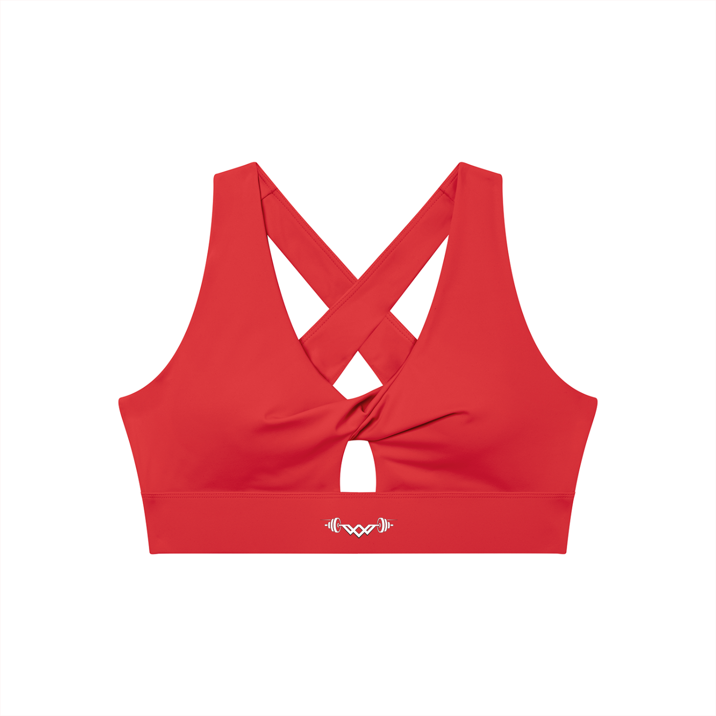 Women's Twist Front V-Neck Sports Bra