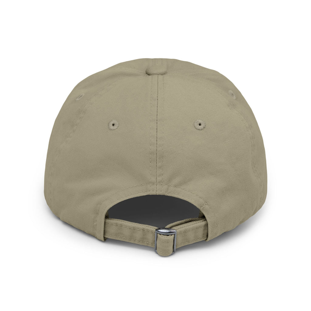 Distressed Black Baseball Cap — Minimal Worn Logo Hat