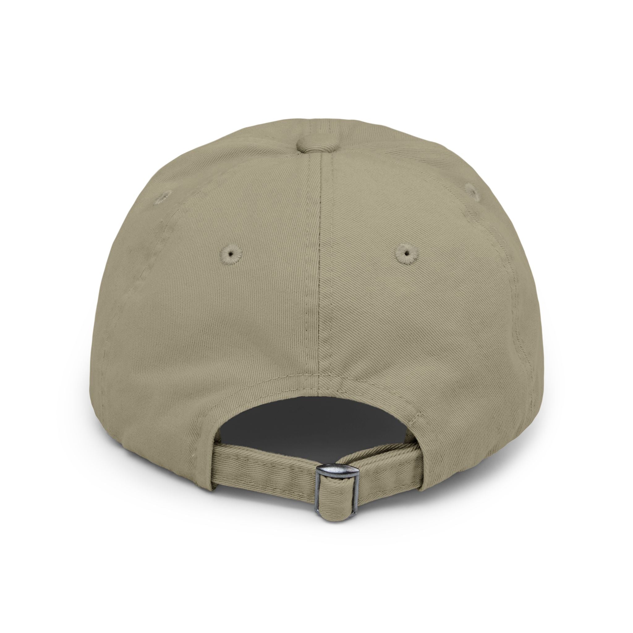 Distressed Black Baseball Cap — Minimal Worn Logo Hat