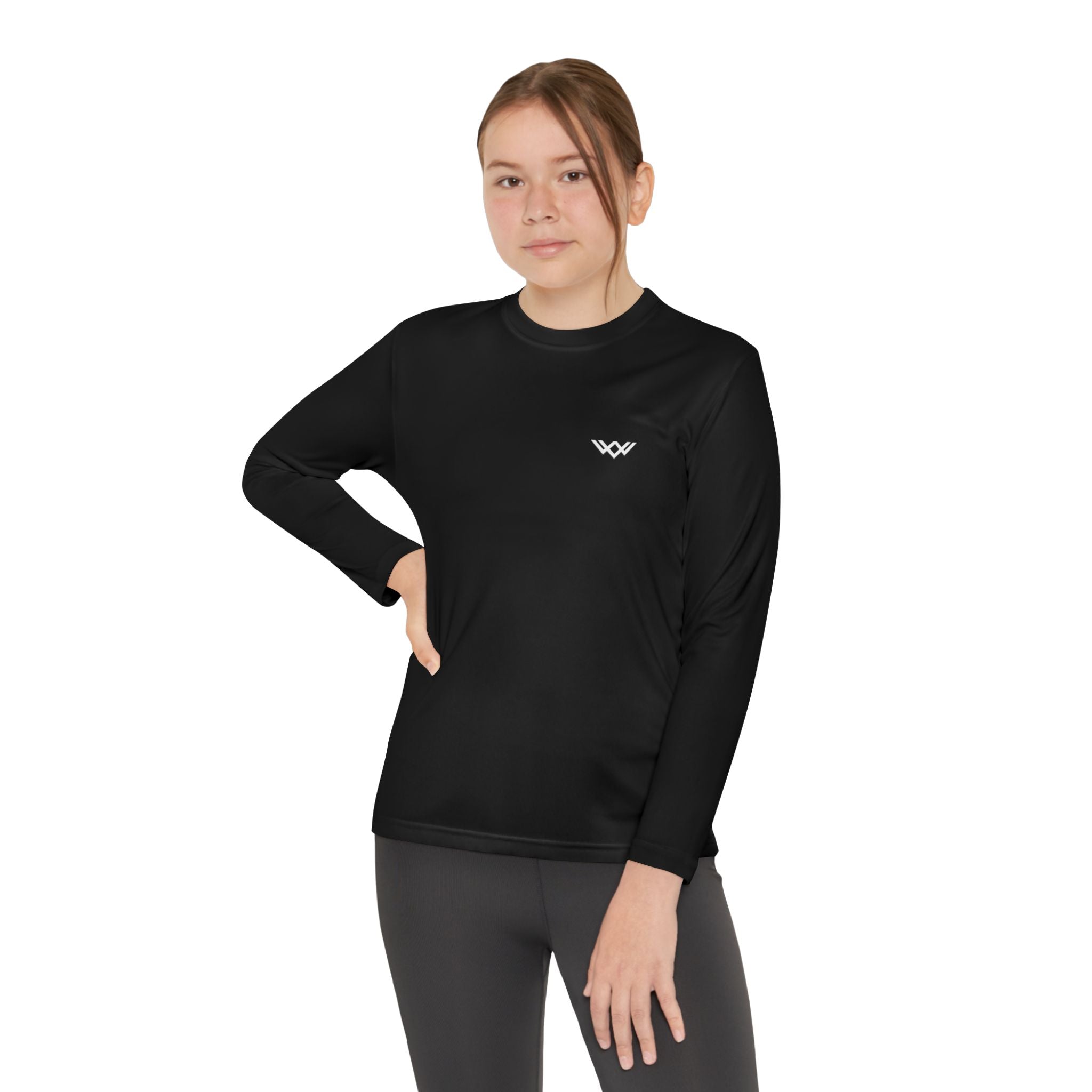 Kids Lightweight Long Sleeve Signature Logo Tee