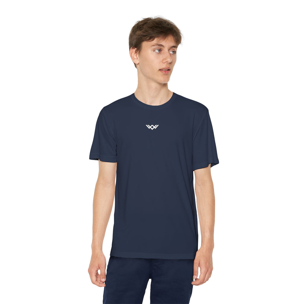 Youth Competitor Tee — Minimalist Chest Logo