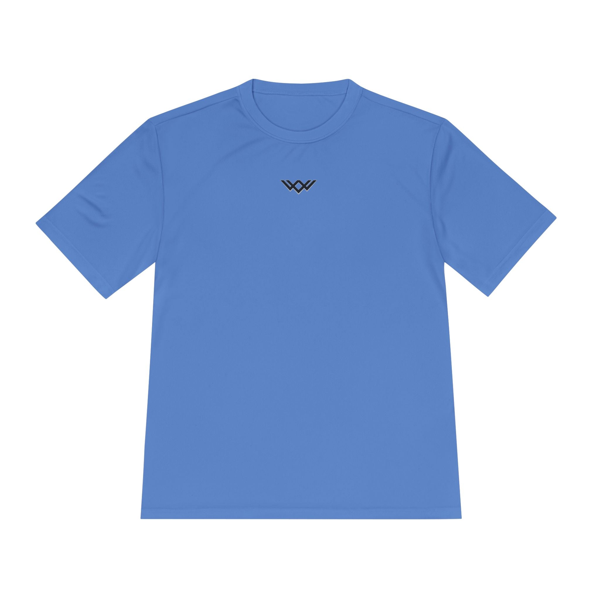 Moisture-Wicking Performance Tee — Minimal Black Chest Logo