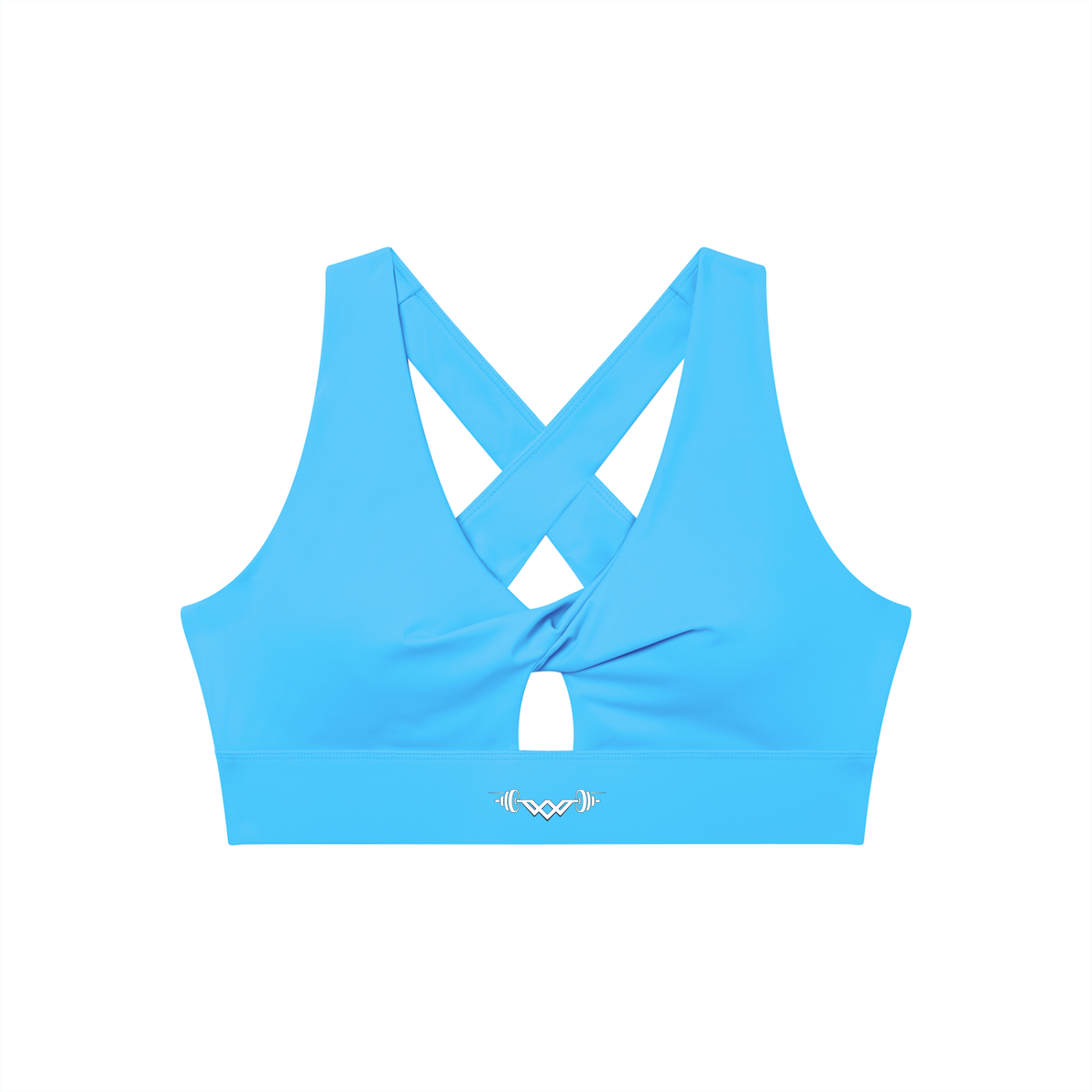 Women's Twist Front V-Neck Sports Bra