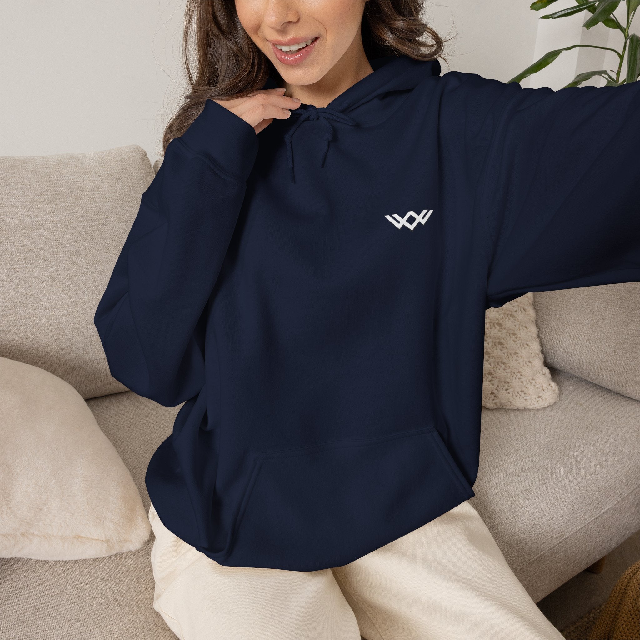 Unisex Signature Front Statement Back Hoodie | FUL