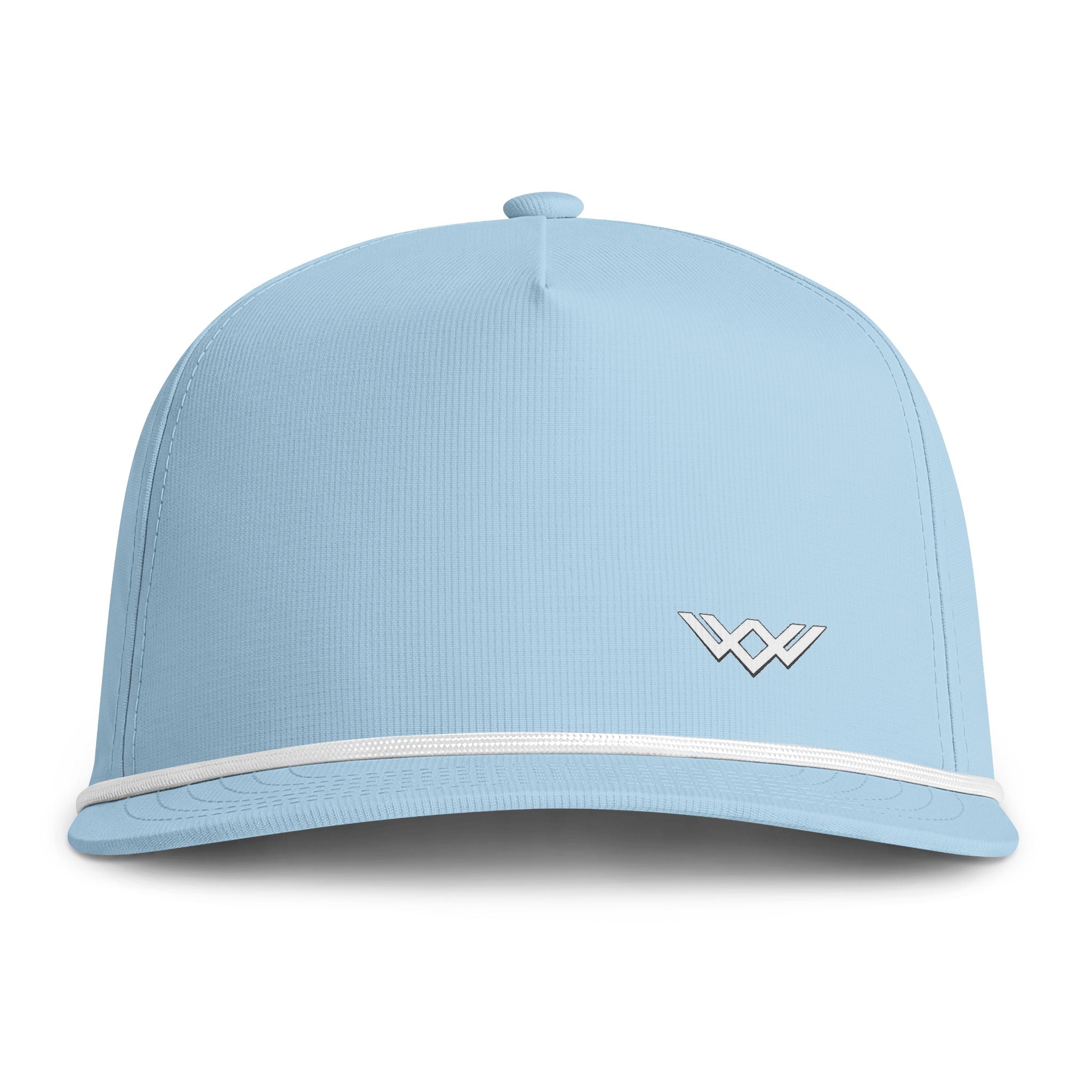 Sunwashed Vintage Rope-Trim Baseball Hat - Minimal Logo