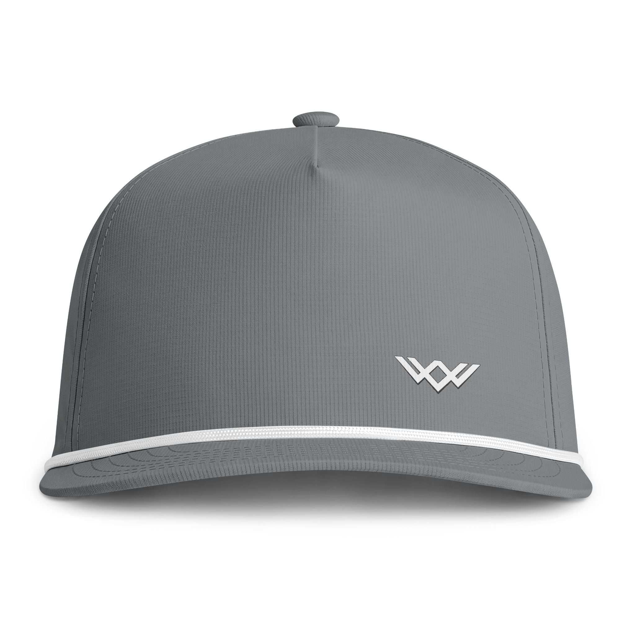 Sunwashed Vintage Rope-Trim Baseball Hat - Minimal Logo