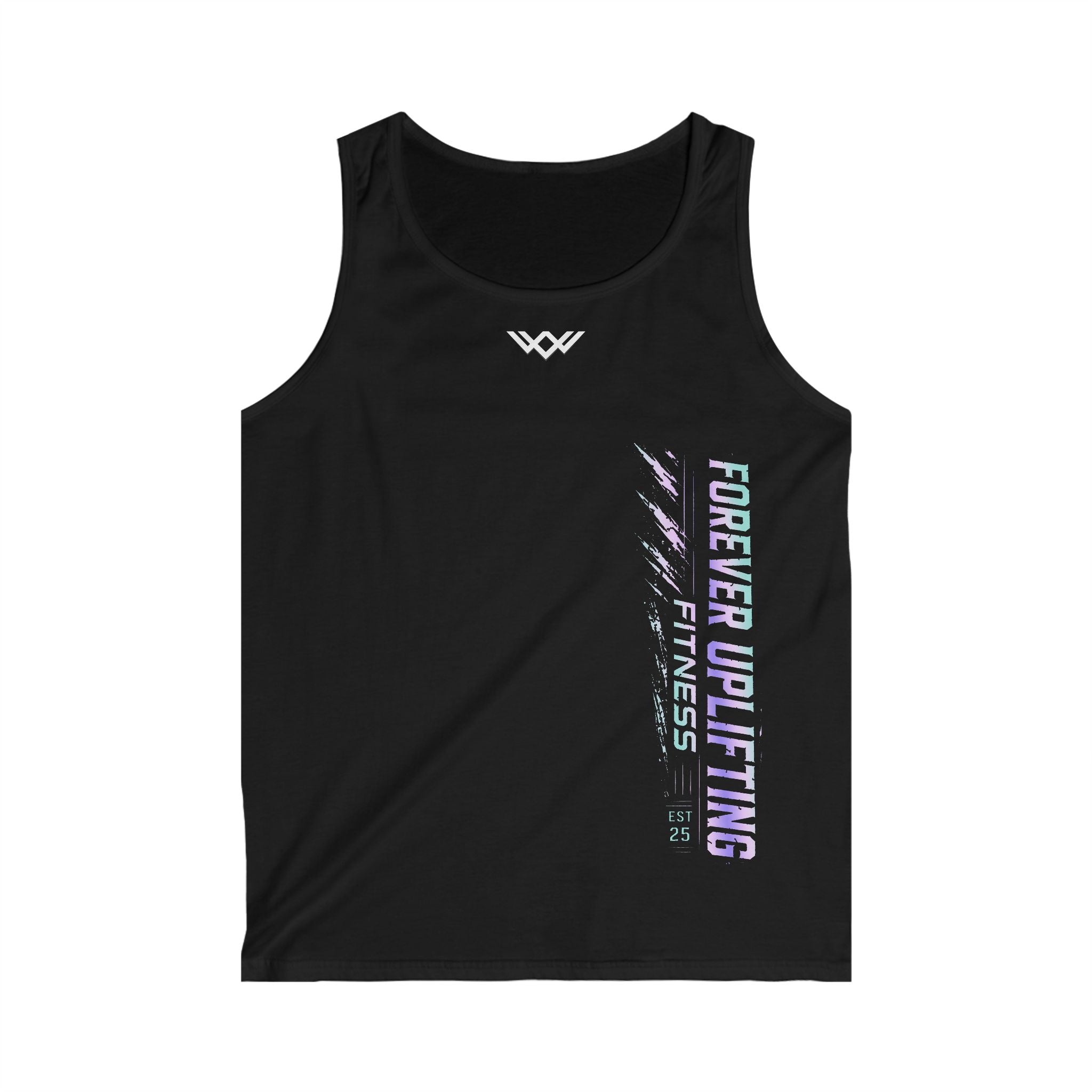 Forever Uplifting Fitness Tank Top — Vertical Graphic Gym Tank