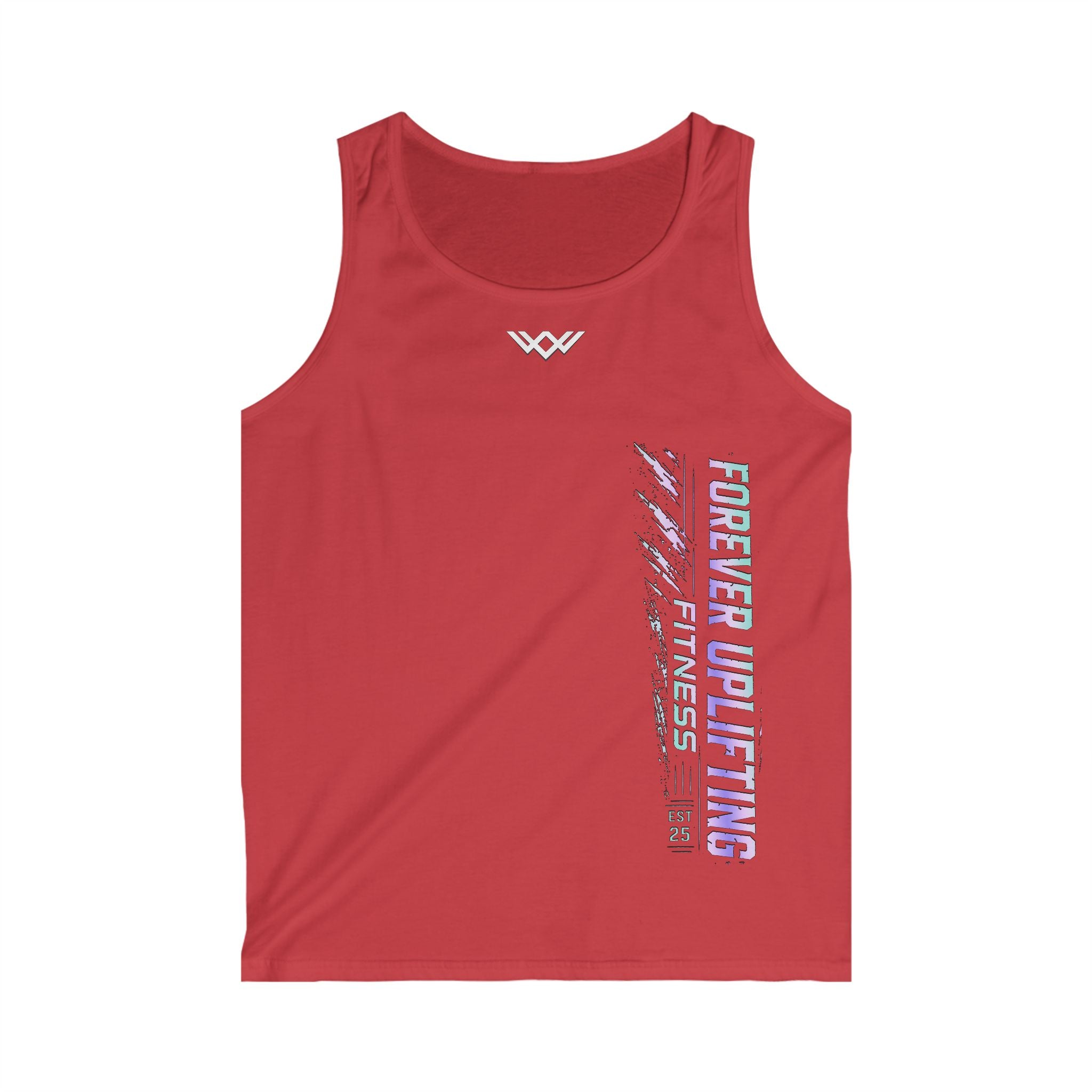 Forever Uplifting Fitness Tank Top — Vertical Graphic Gym Tank