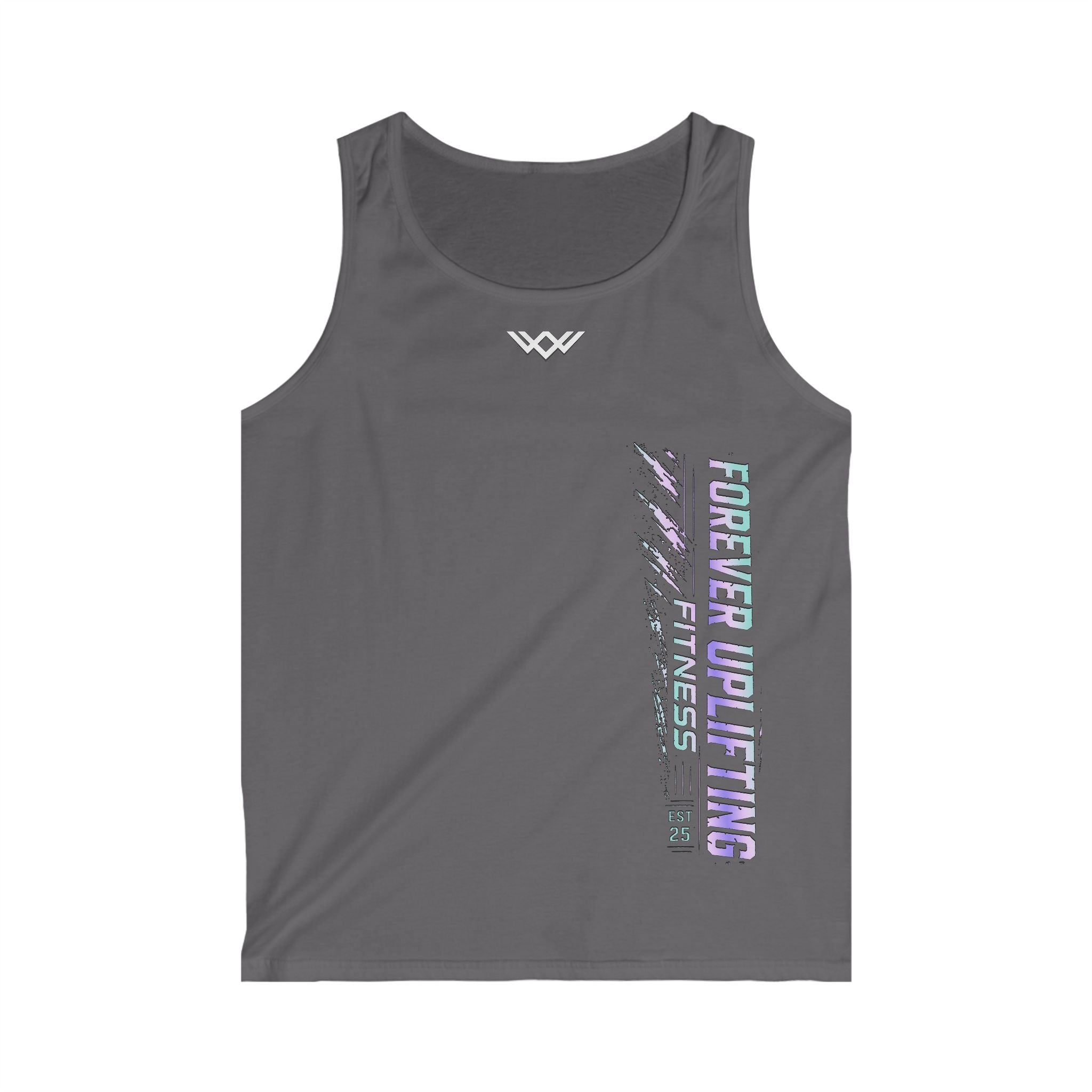 Forever Uplifting Fitness Tank Top — Vertical Graphic Gym Tank