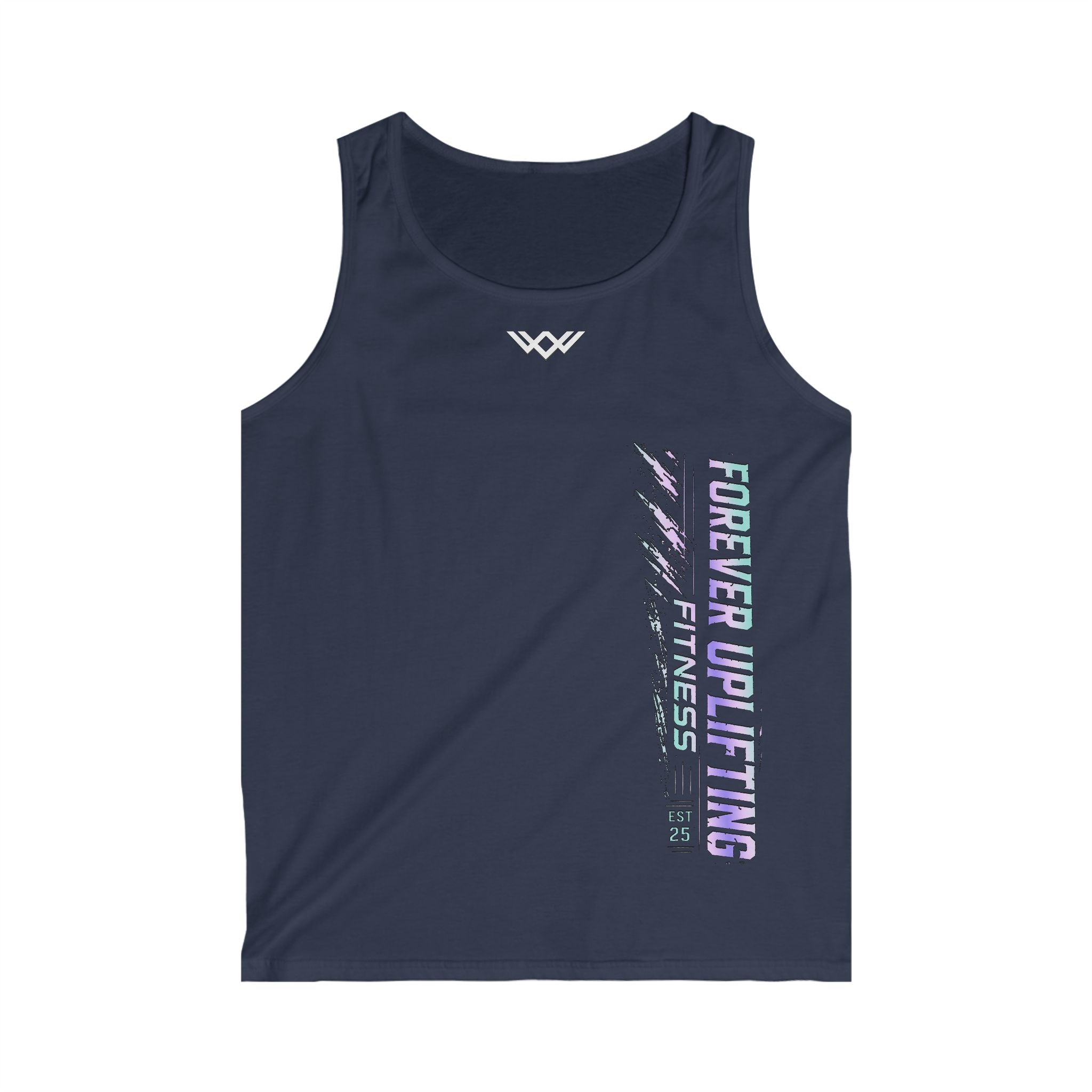 Forever Uplifting Fitness Tank Top — Vertical Graphic Gym Tank