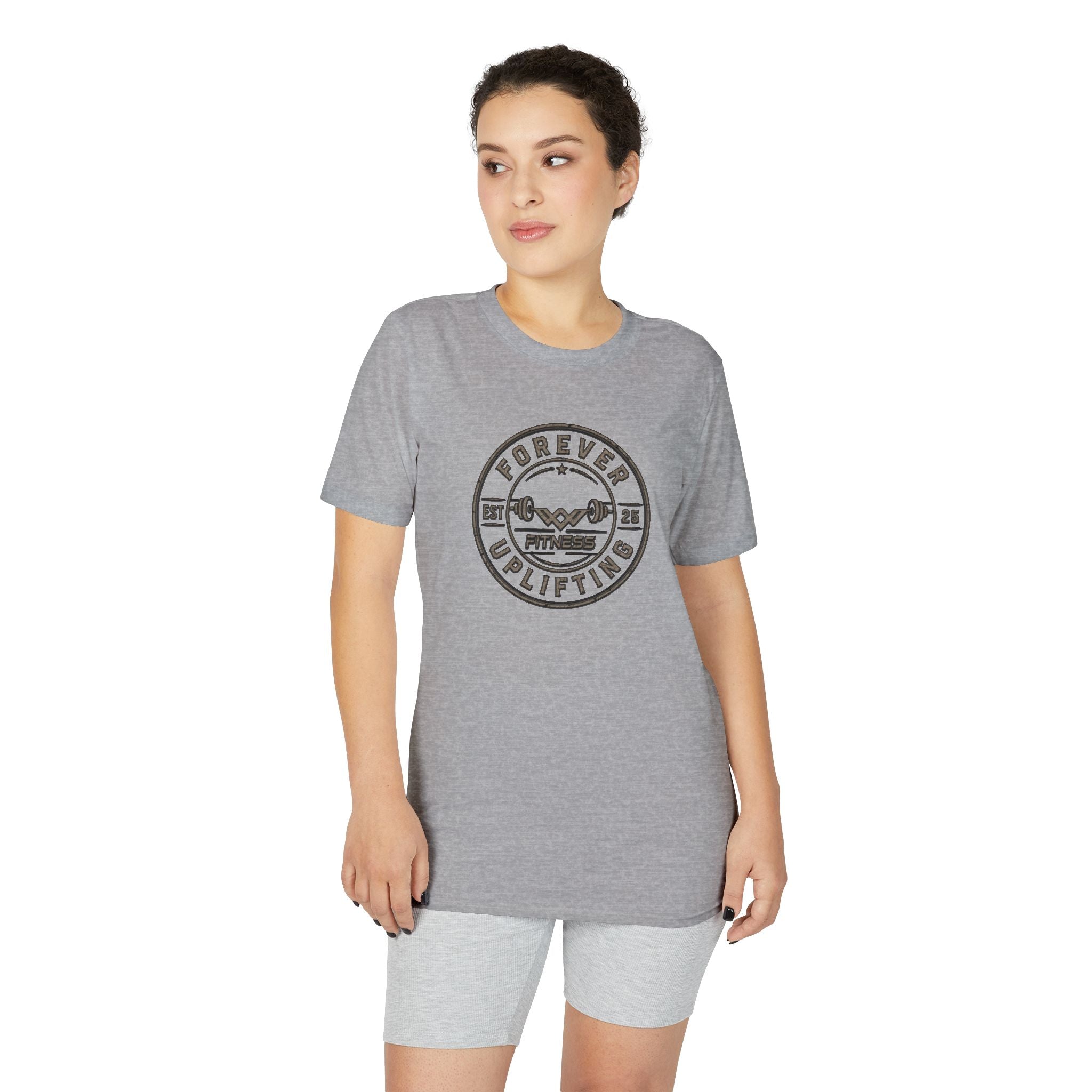 Vintage Circle Logo Performance Gym T-Shirt | Forever Uplifting Fitness
