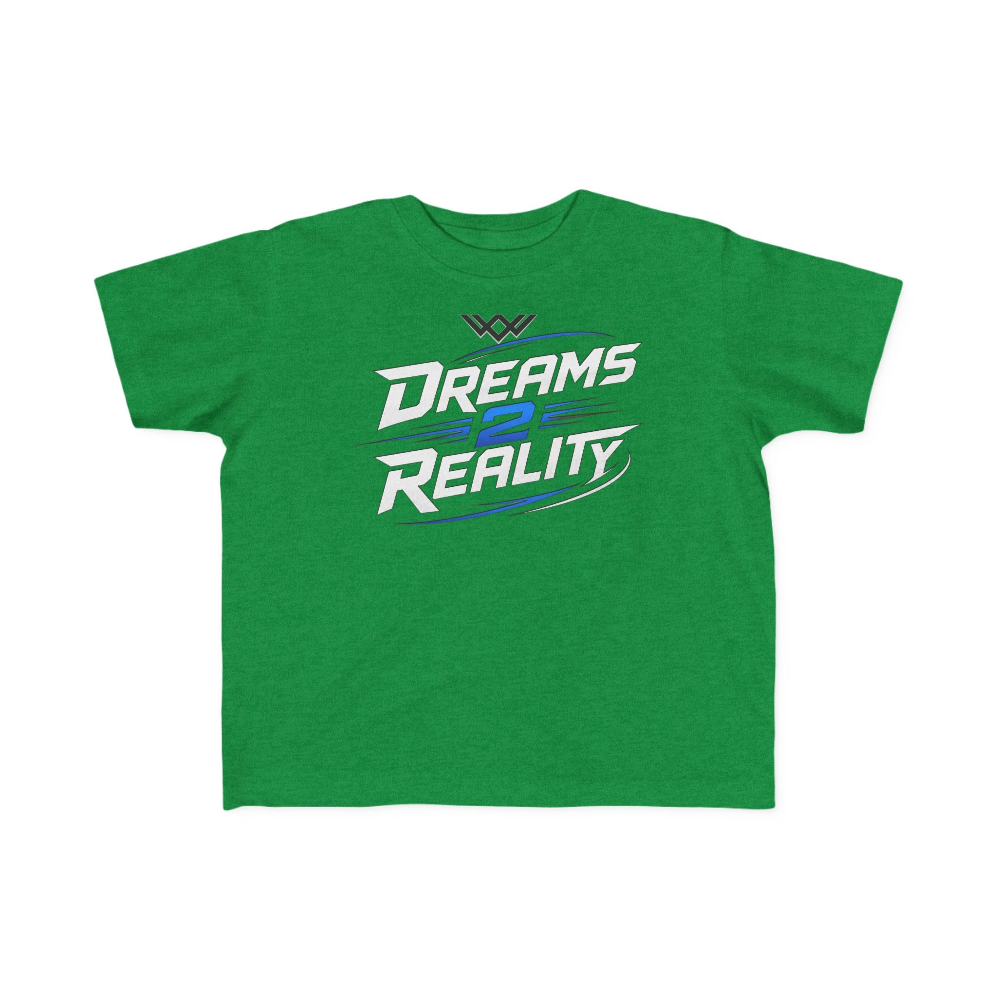 Toddlers Motivational Graphic Tee | Dreams 2 Reality | FUF
