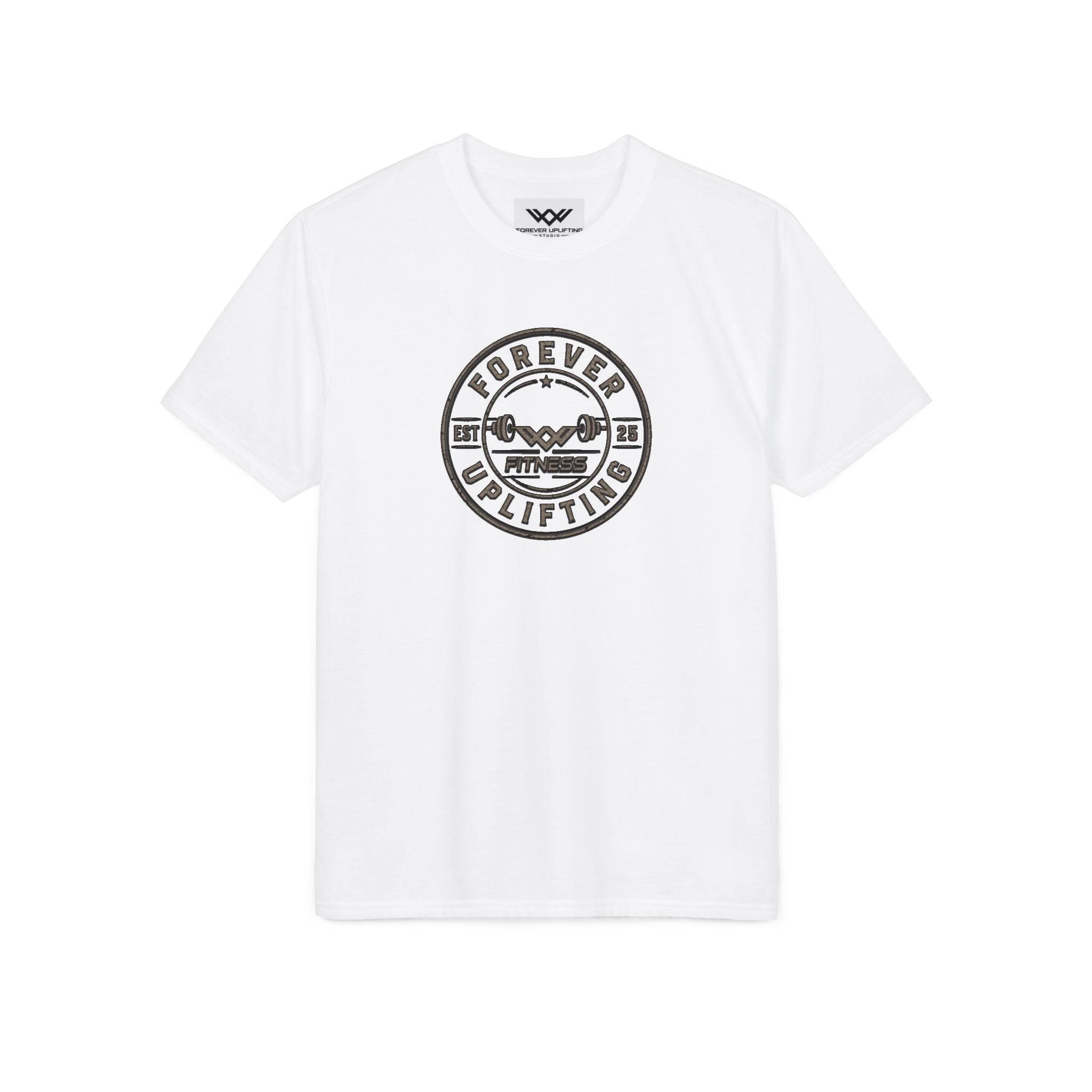 Vintage Circle Logo Performance Gym T-Shirt | Forever Uplifting Fitness