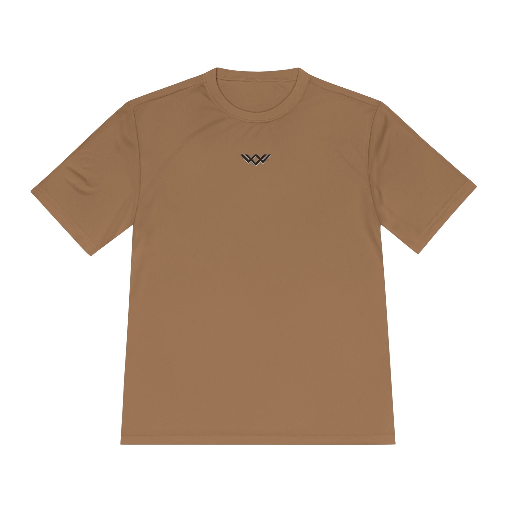 Moisture-Wicking Performance Tee — Minimal Black Chest Logo