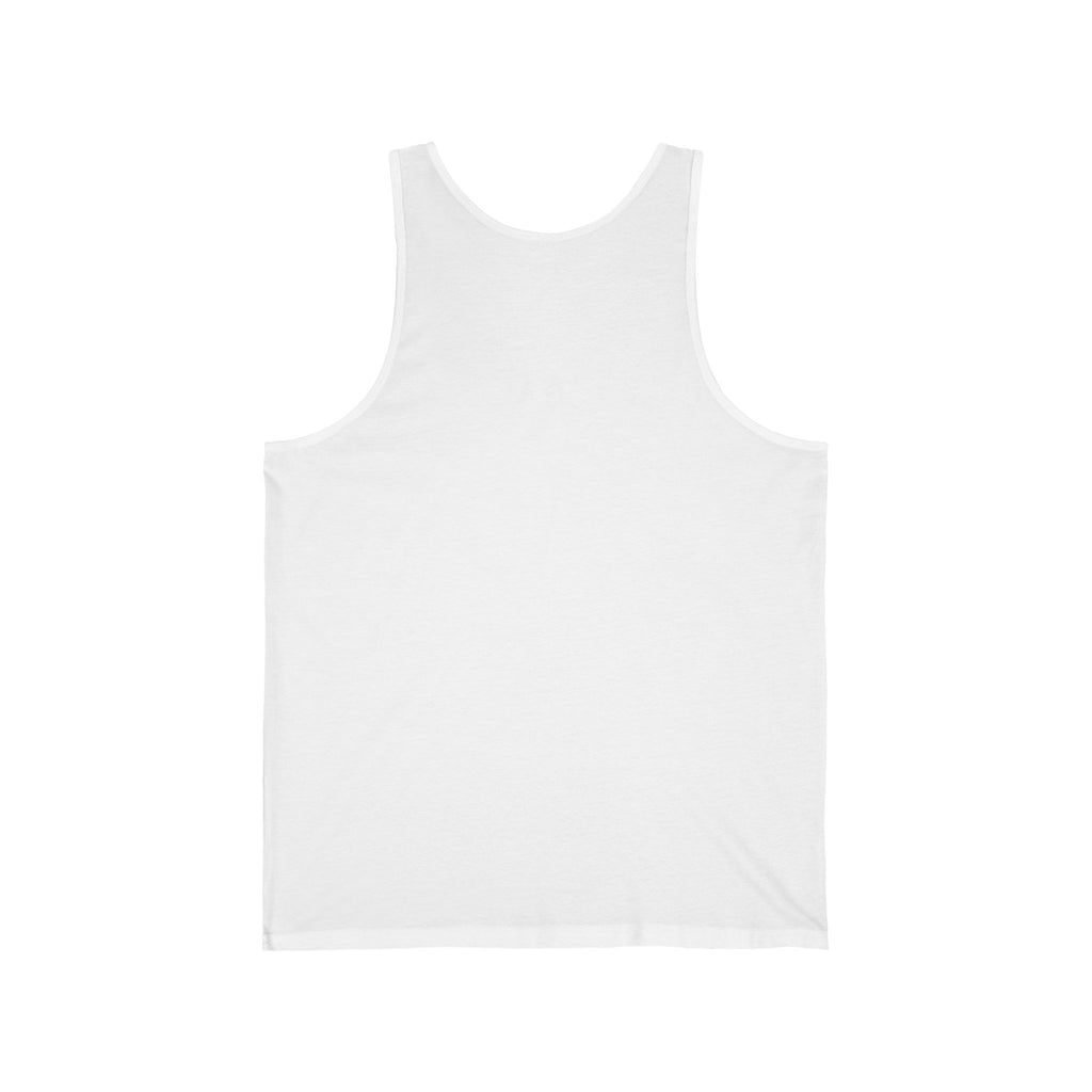 Unisex Jersey Tank Top — Minimal Chest logo