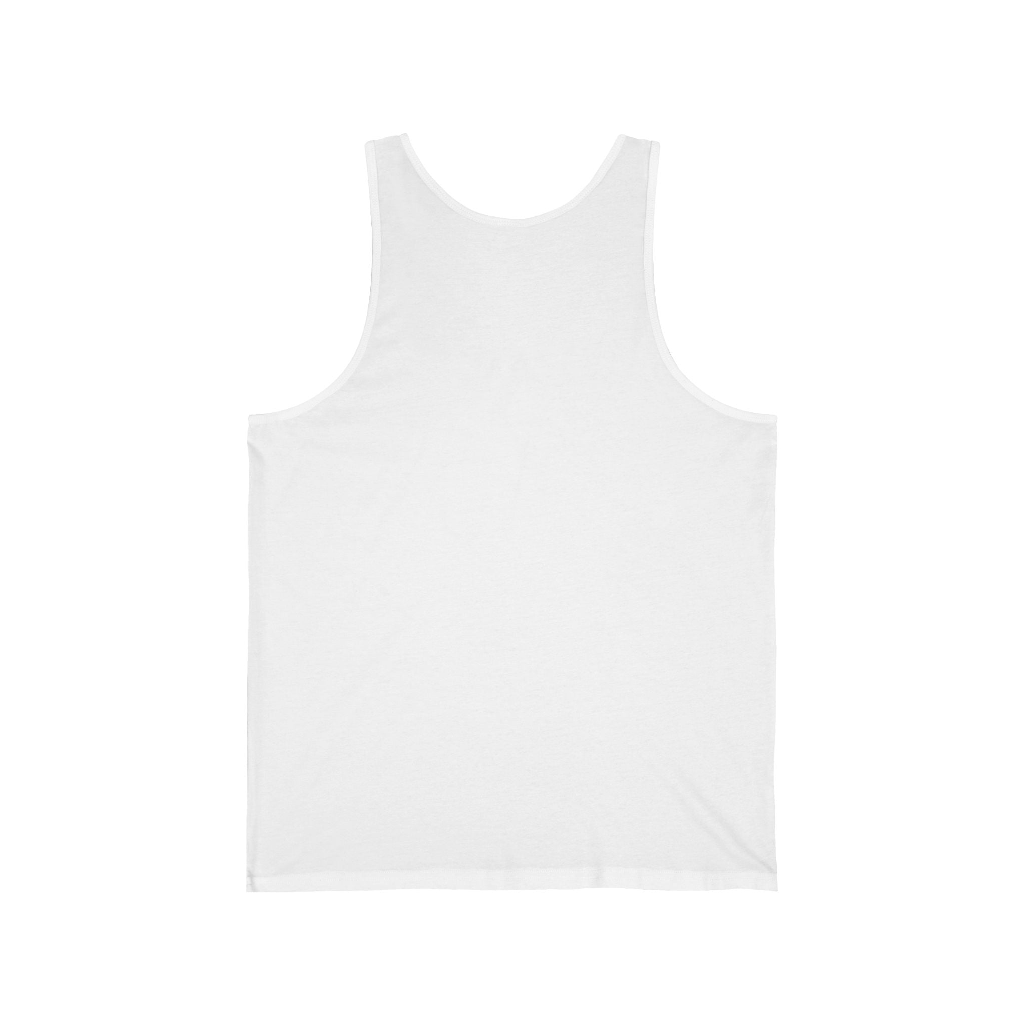 Unisex Jersey Tank Top — Minimal Chest logo