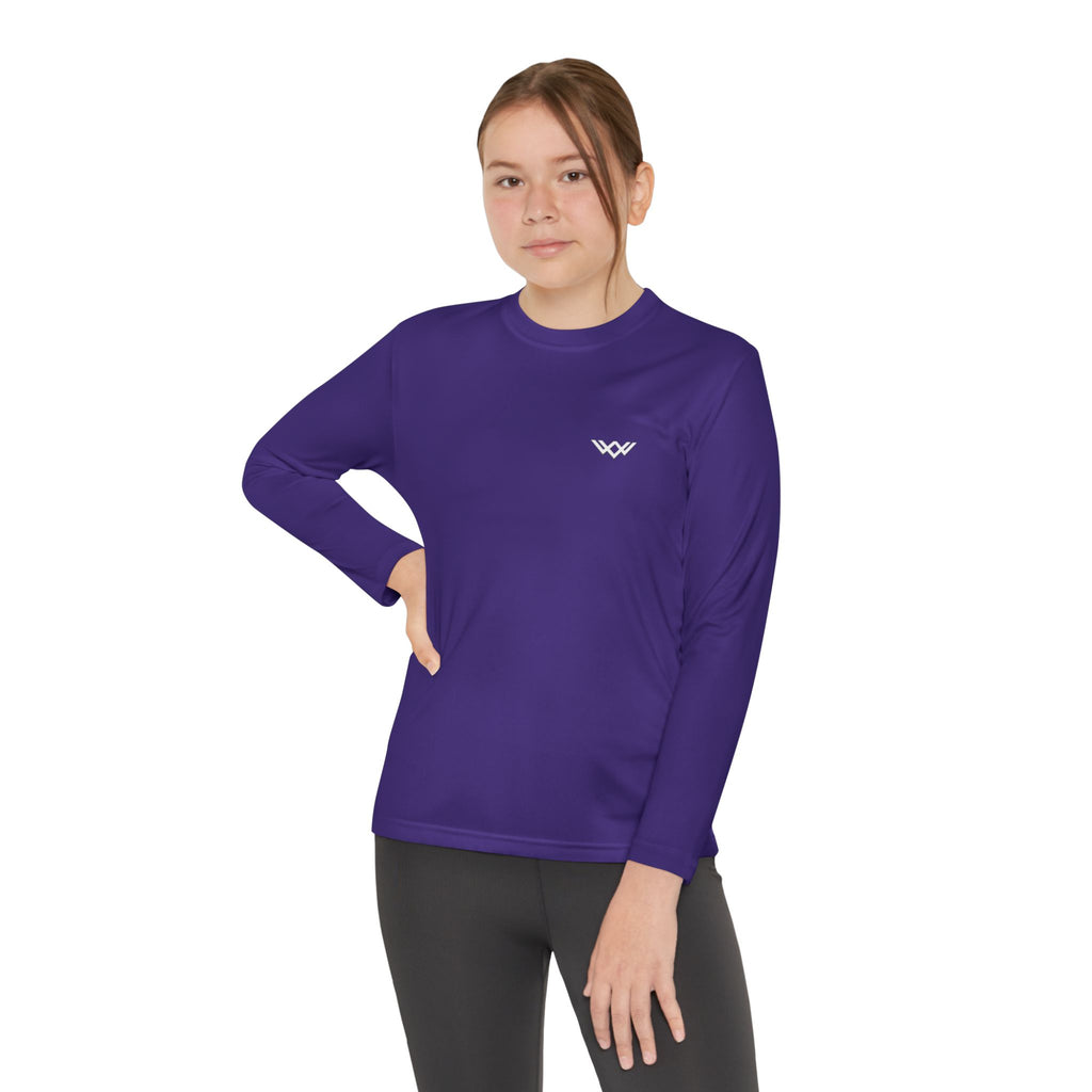 Kids Lightweight Long Sleeve Signature Logo Tee