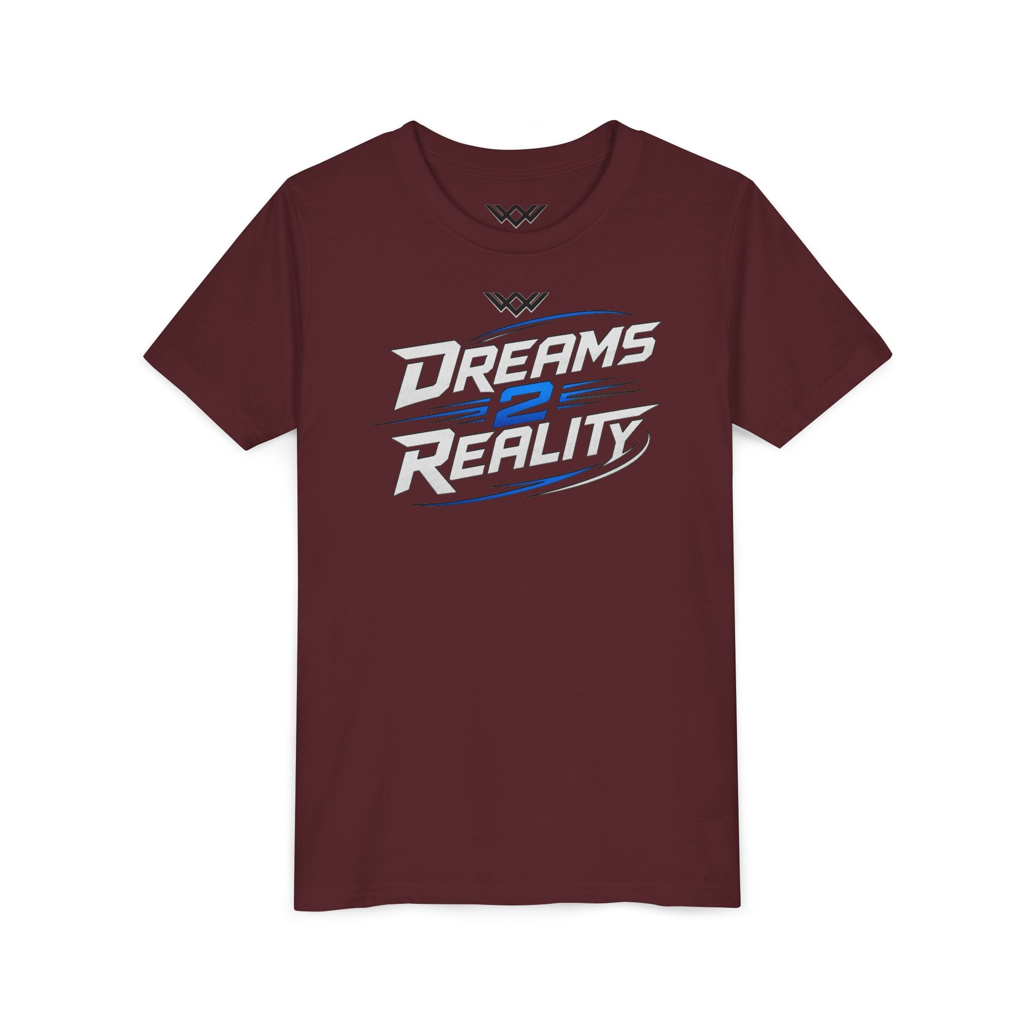 Youths Motivational Graphic Tee Dreams 2 Reality