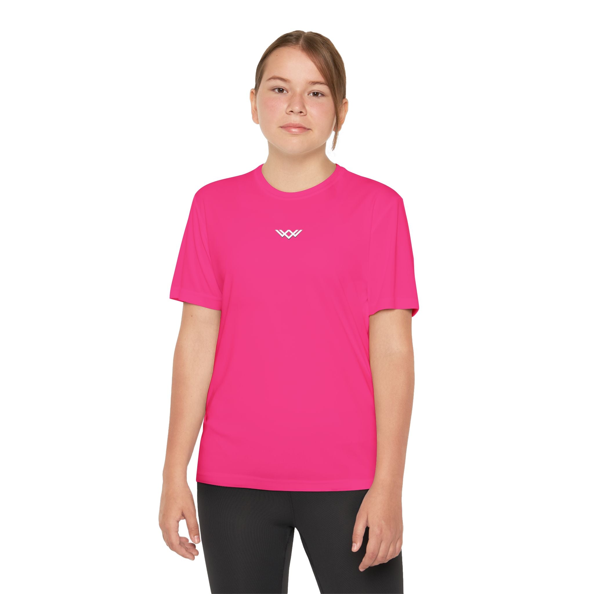 Youth Competitor Tee — Minimalist Chest Logo