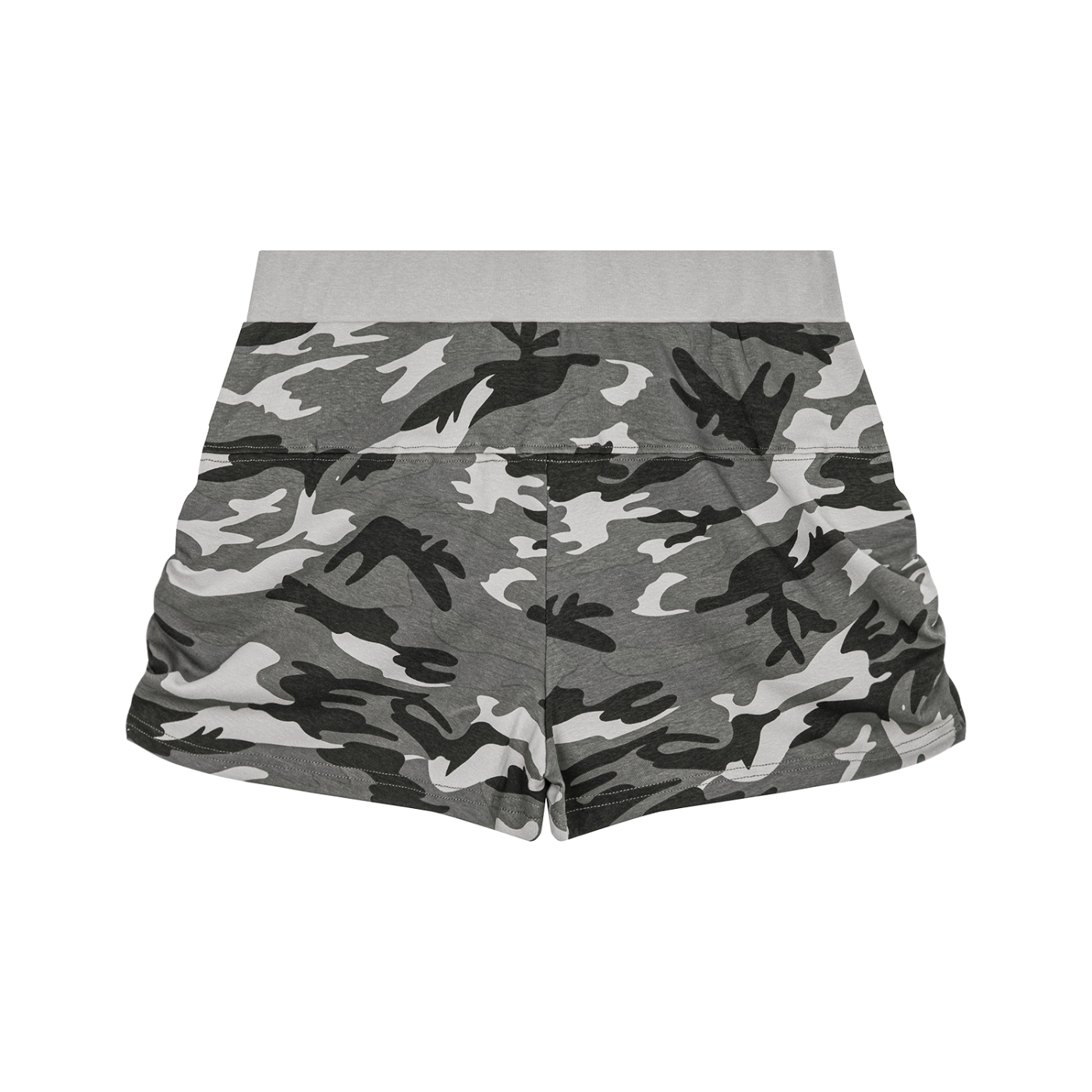 Women's Camo Off-Shoulder Crop T-Shirt