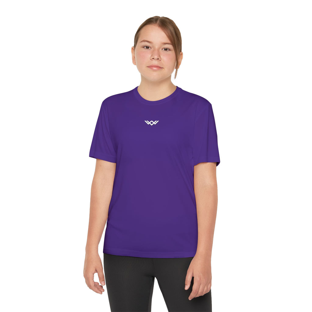 Youth Competitor Tee — Minimalist Chest Logo