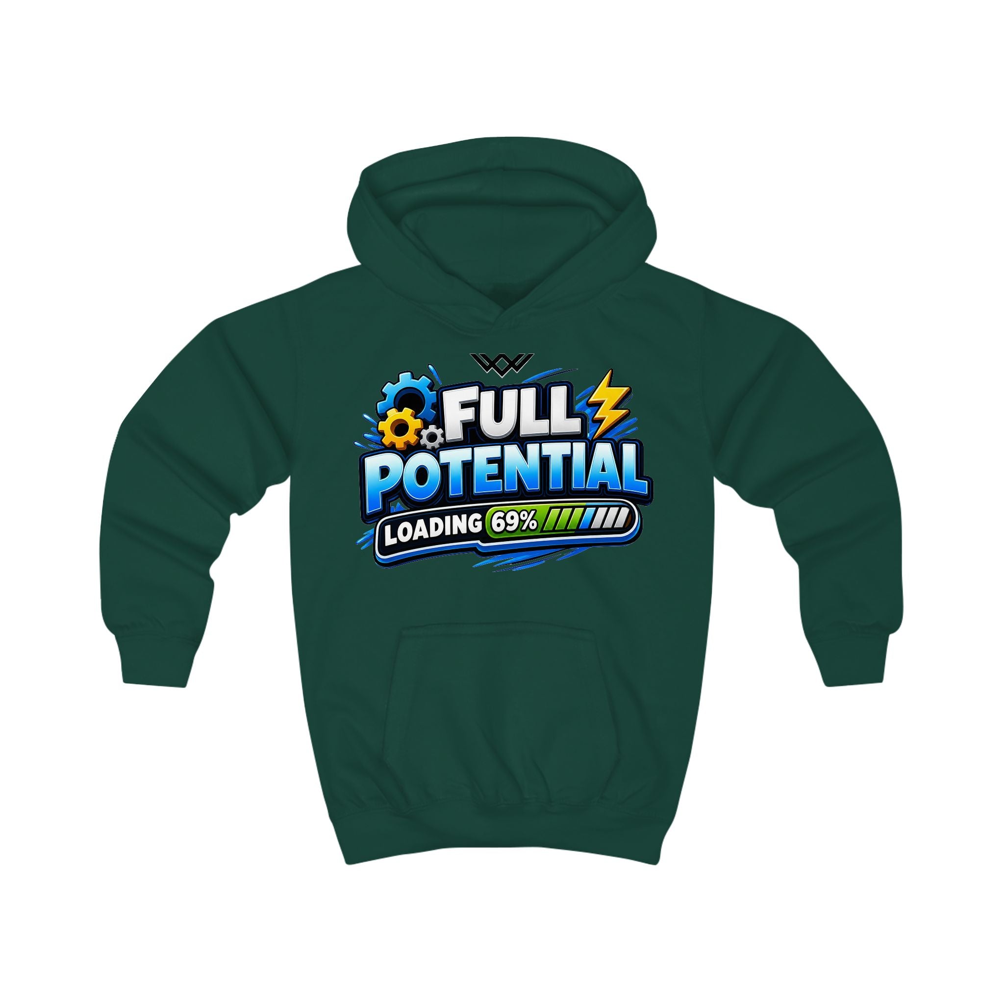 Kids Full Potential Loading Graphic Hoodie