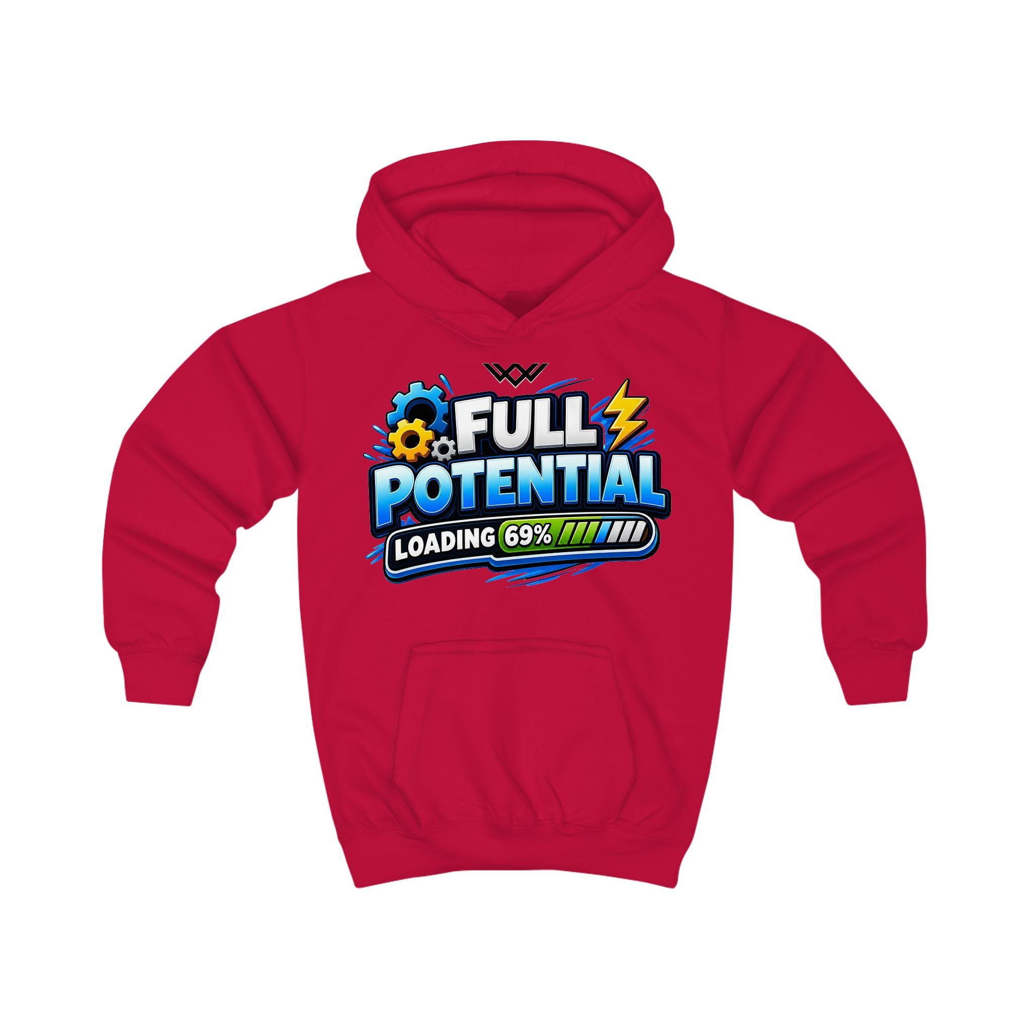 Kids Full Potential Loading Graphic Hoodie