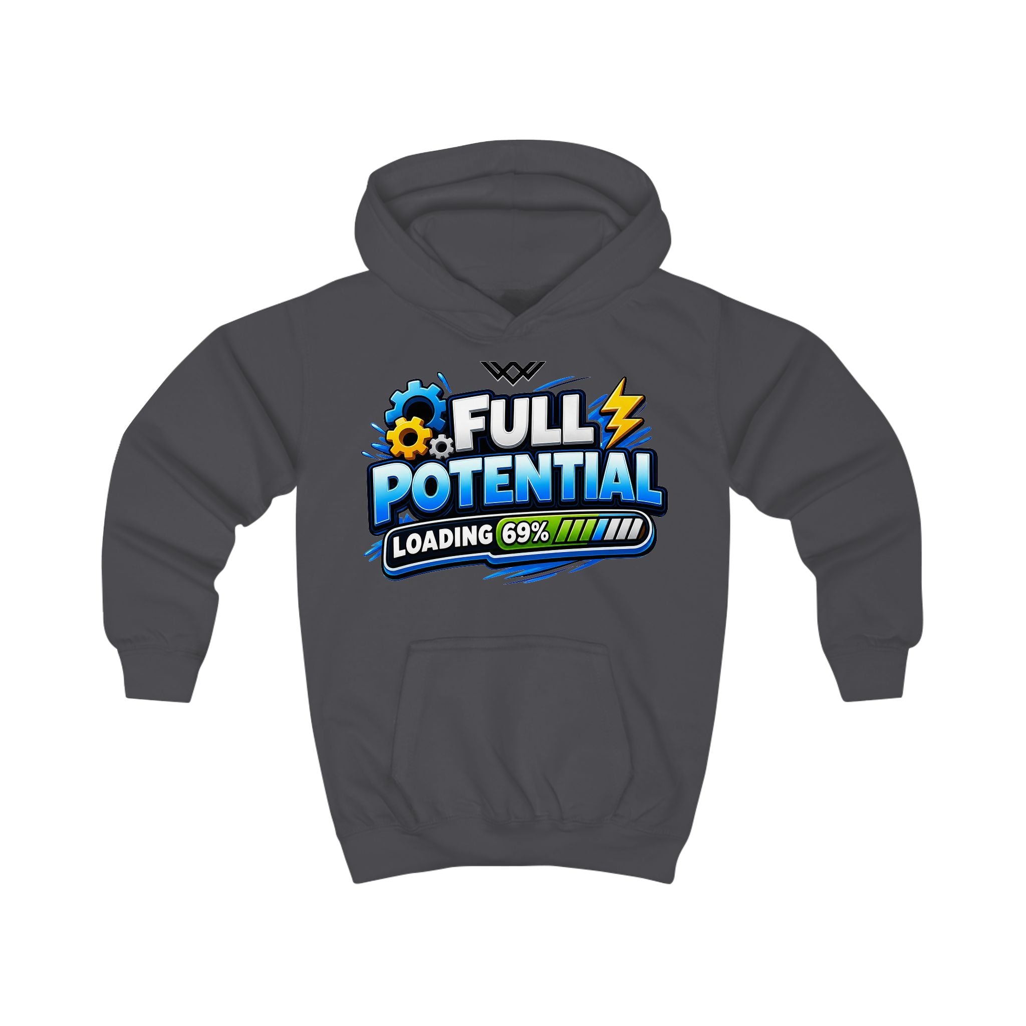 Kids Full Potential Loading Graphic Hoodie