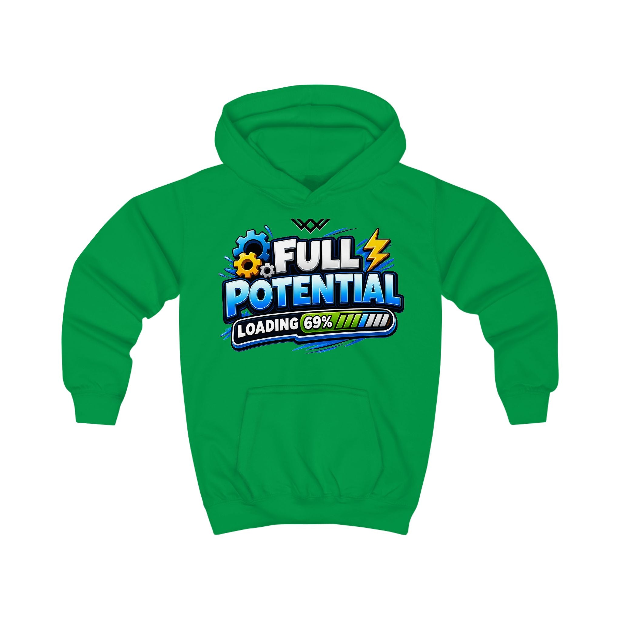 Kids Full Potential Loading Graphic Hoodie