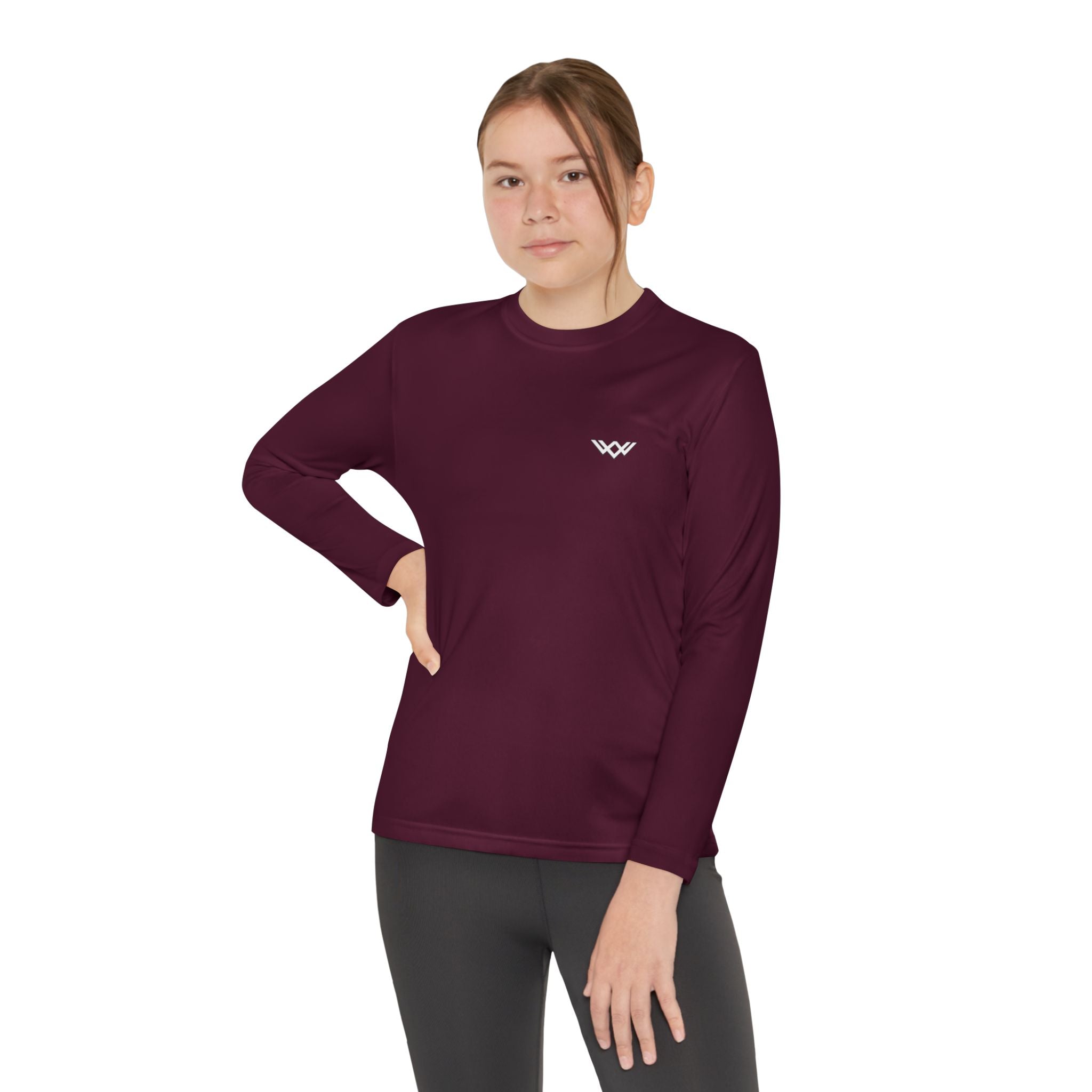 Kids Lightweight Long Sleeve Signature Logo Tee