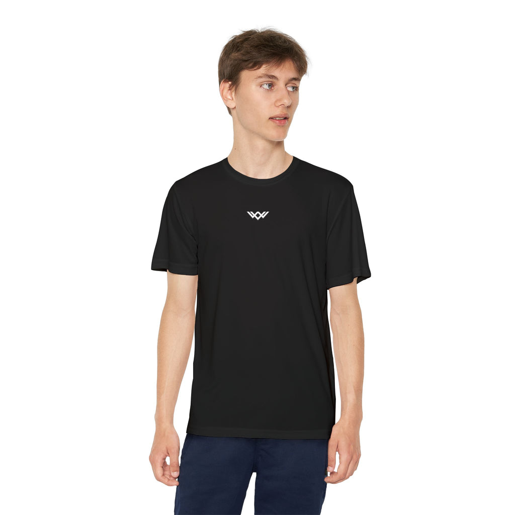 Youth Competitor Tee — Minimalist Chest Logo