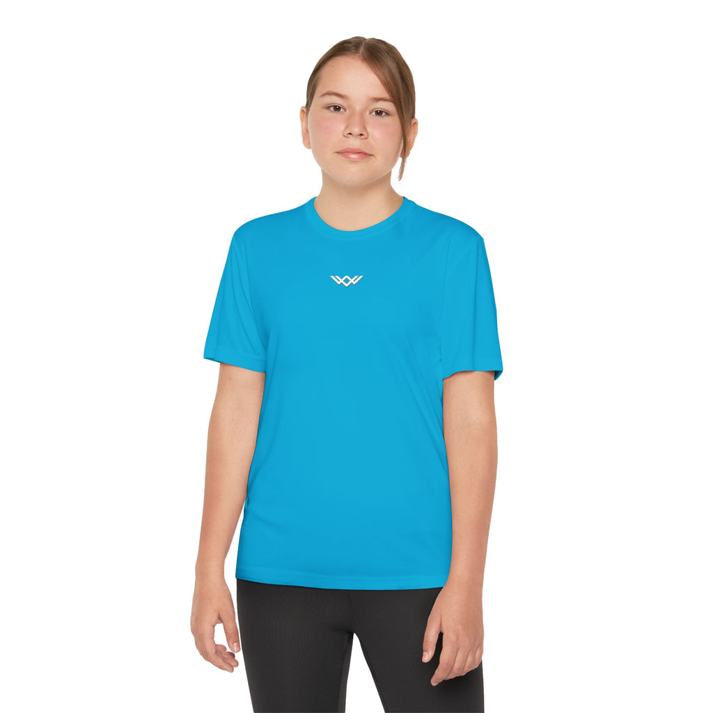 Youth Competitor Tee — Minimalist Chest Logo
